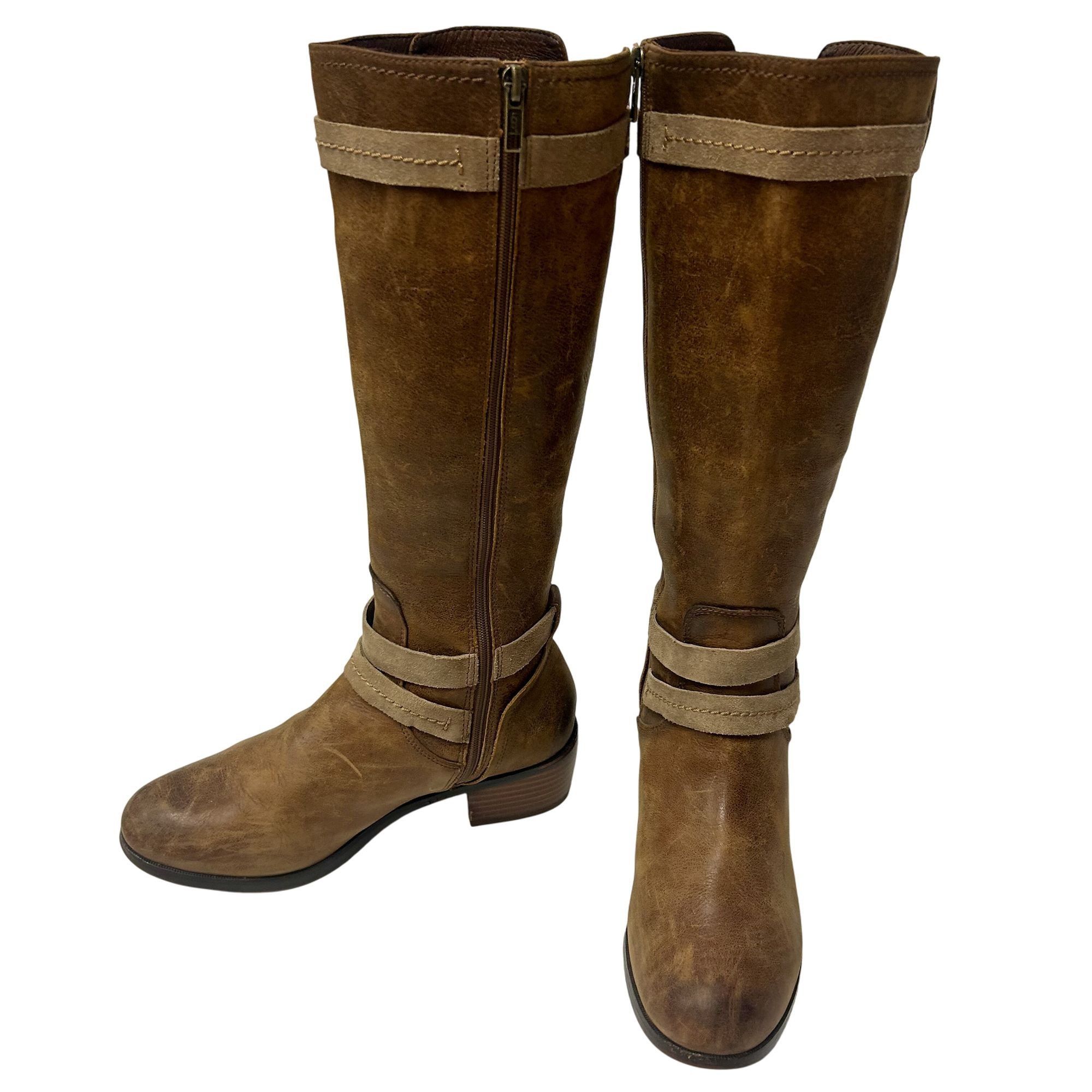 Ugg Ugg Australia Leather Tall Full Zip DARCIE Riding Boots Size US 9.5 / IT 39.5 - 12 Thumbnail