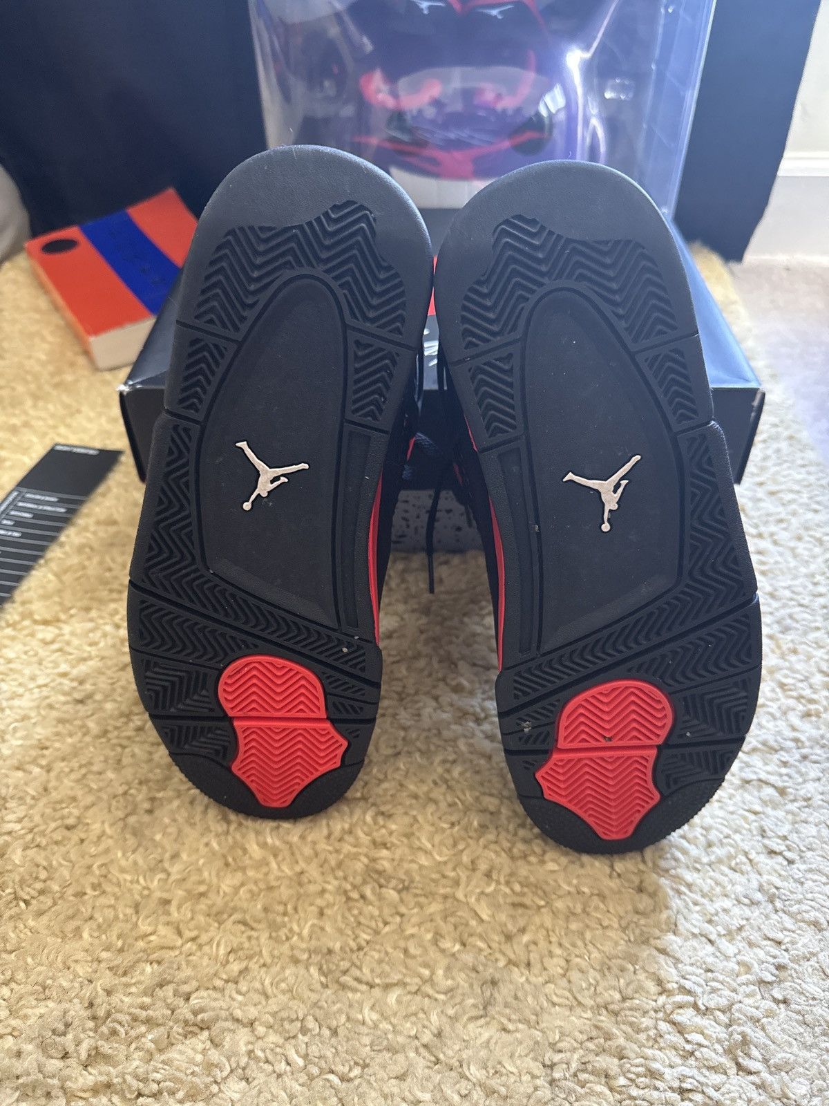 Jordan Brand Jordan 4 Red Thunder Size US 9 / EU 42 - 4 Thumbnail