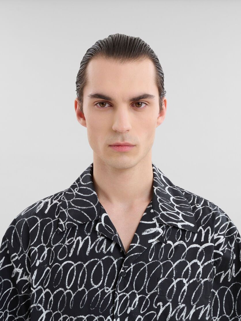 Marni o1w1db11125 Poplin Shirt in Black Size US S / EU 44-46 / 1 - 4 Thumbnail