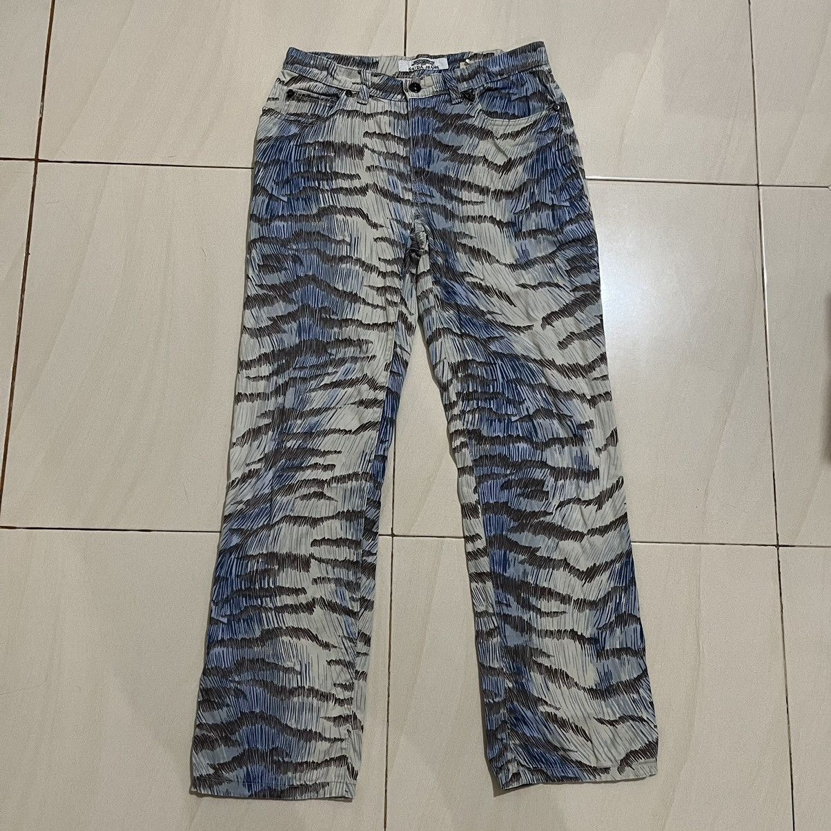 Krizia Krizia Jeans Printed Pants Size 30" / US 8 / IT 44 - 1 Thumbnail