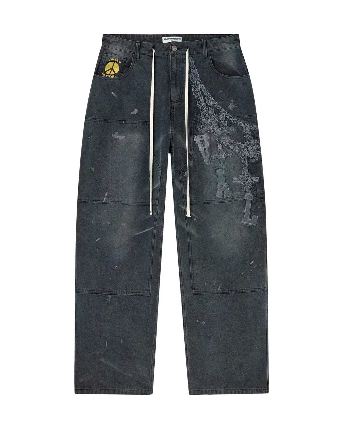 Vale Forever Chain Painter Pants Asphalt Black Size US 36 / EU 52 - 1 Thumbnail