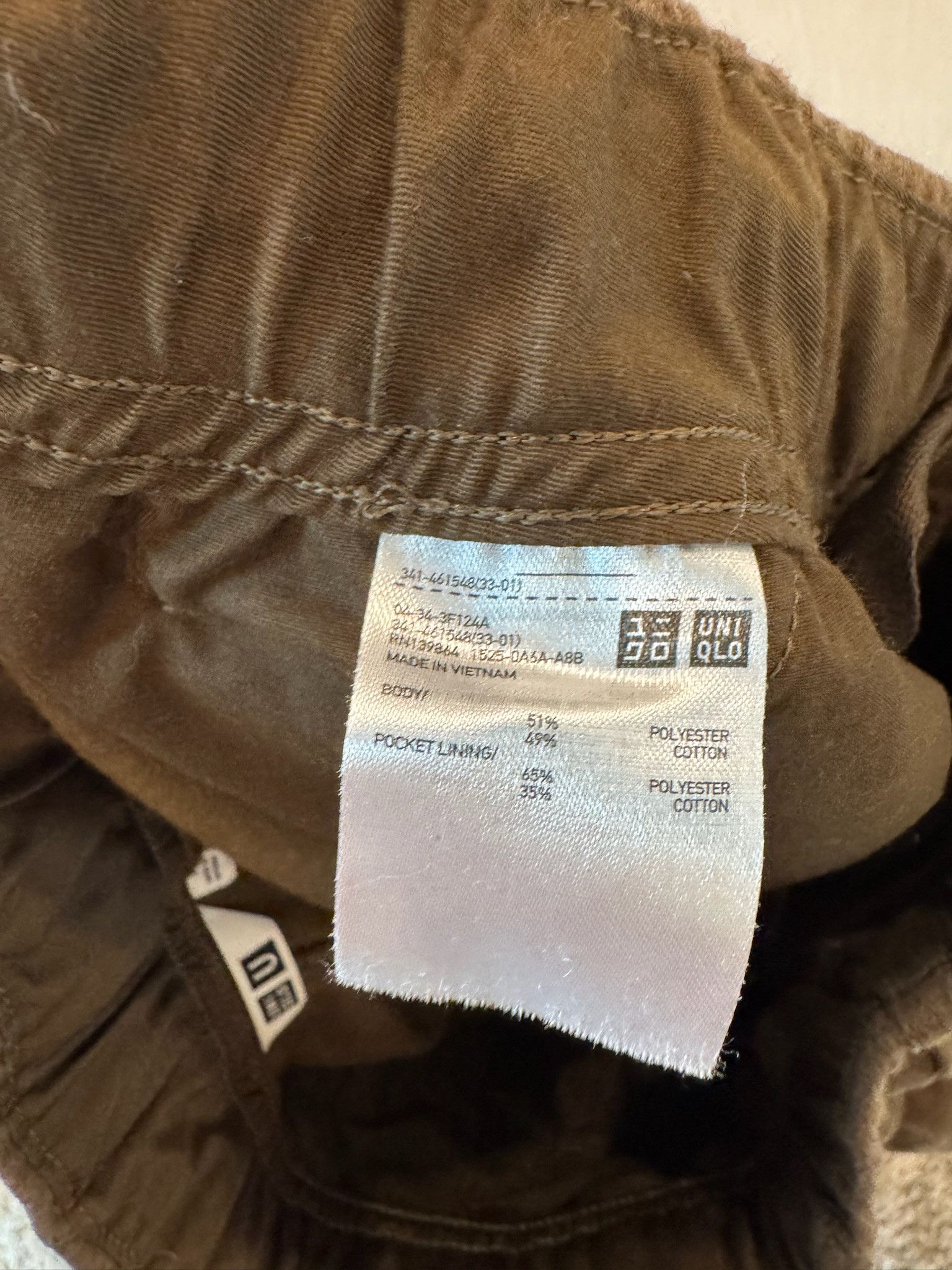 Uniqlo Uniqlo Brown Warm Brushed Jersey Pants Size US 29 - 3 Thumbnail