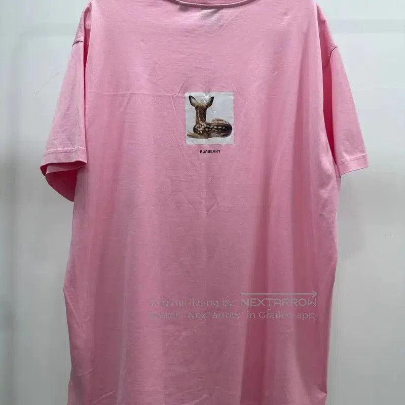 Burberry Burberry Pink Cotton Women's T-shirt. Size M / US 6-8 / IT 42-44 - 2 Thumbnail