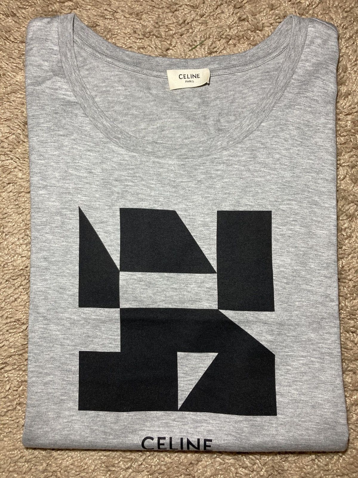 SS19 Celine Geomteric Pattern Logo 2019 Runway Hedi Slimane