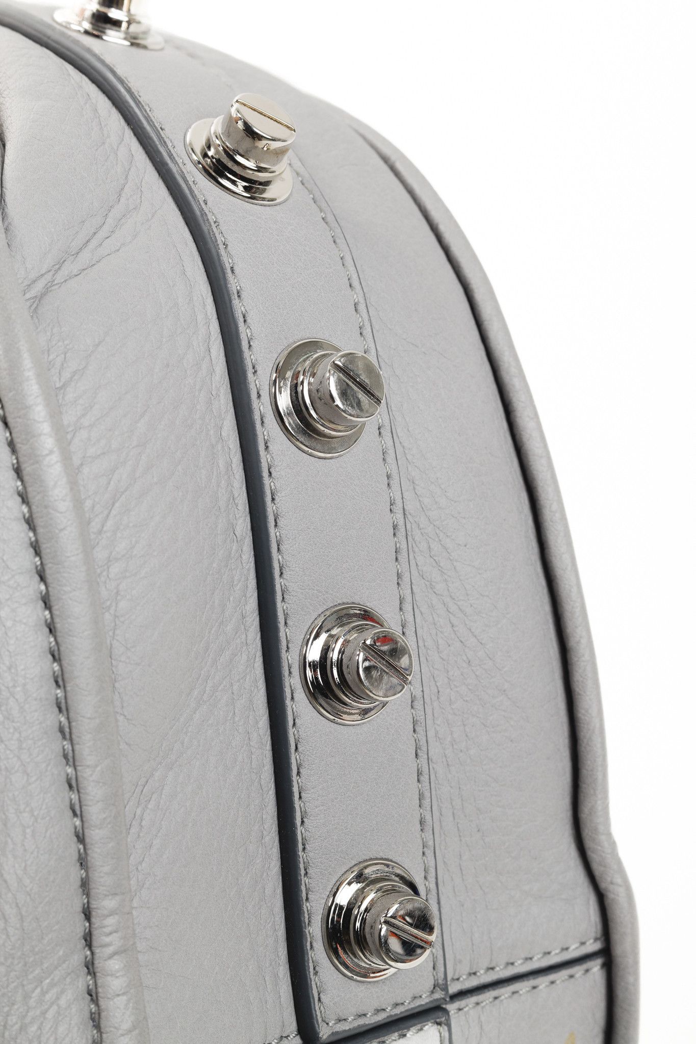 Givenchy Givenchy Obsedia Pearl Grey Leather Studded Small Hobo Bag Size ONE SIZE - 6 Thumbnail