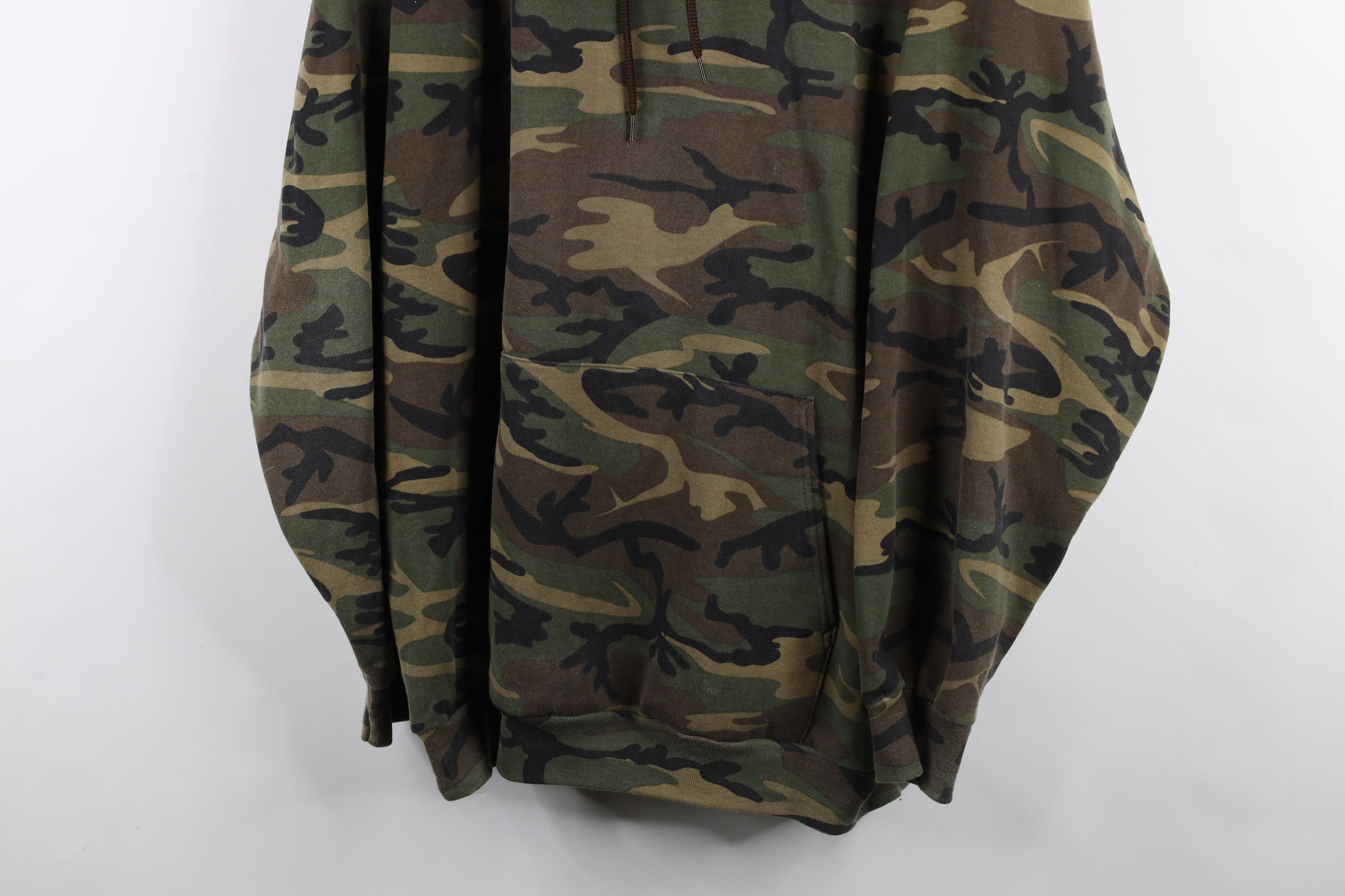 Vintage Vintage 90s Y2K Streetwear Camouflage Hoodie Sweatshirt Size US XXL / EU 58 / 5 - 3 Thumbnail