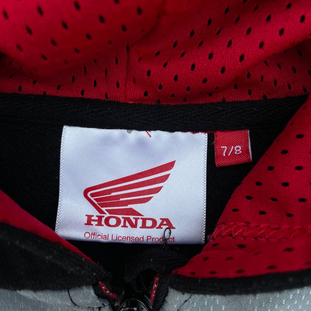 Honda Vintage Kids Zip Hoodie Honda Racing Y2K Size 7/8 Years 00s Size US XXS / EU 40 - 8 Thumbnail
