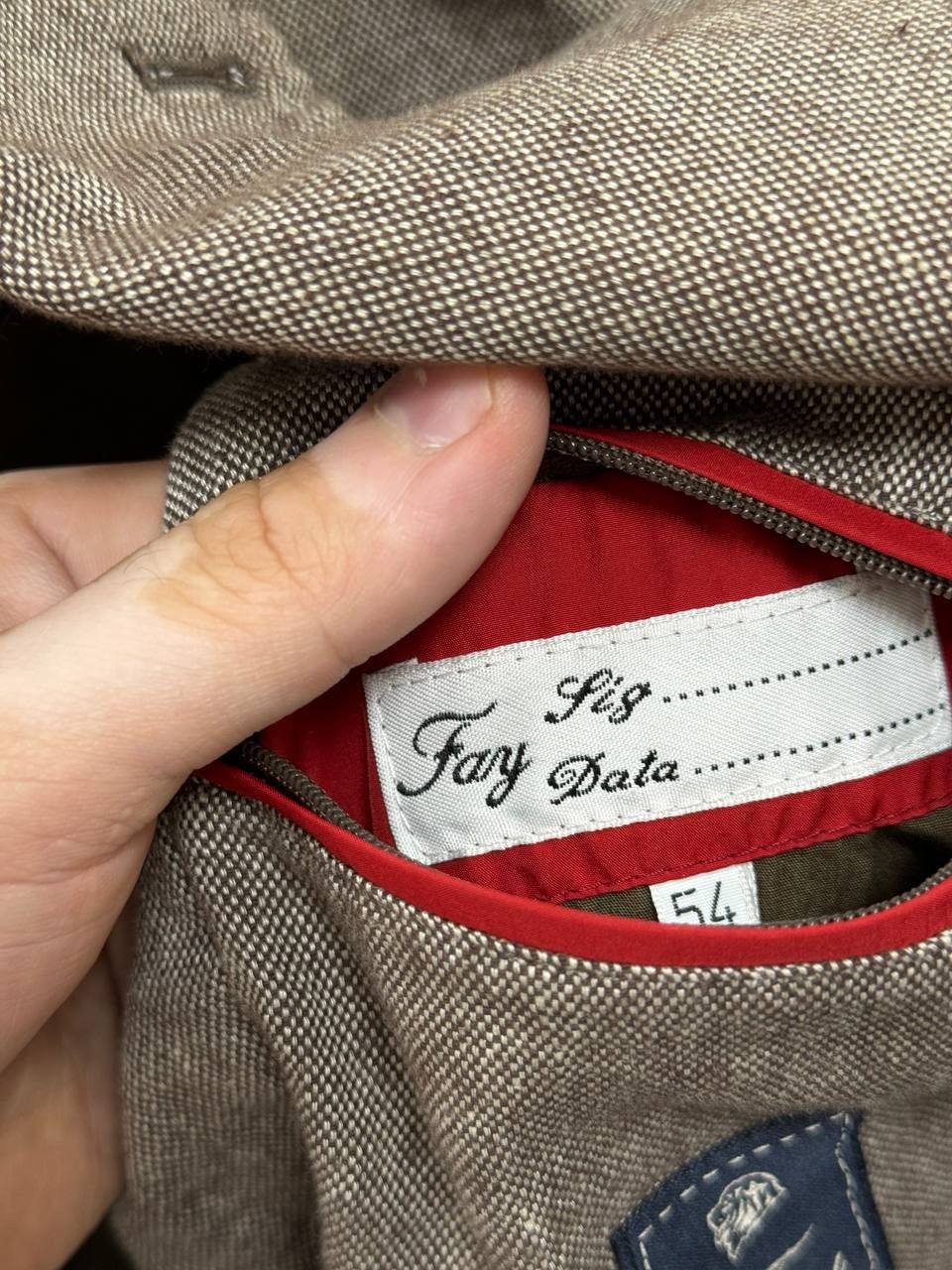 Fay FAY Linen Cotton blazer jacket Size 54R - 11 Thumbnail