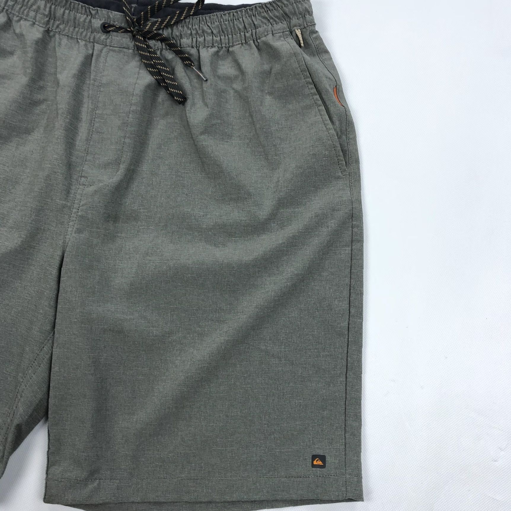 Quiksilver Quiksilver Waterman Collection Men's 34 Grey Elastic Drawstring Shorts Size US 34 / EU 50 - 3 Thumbnail