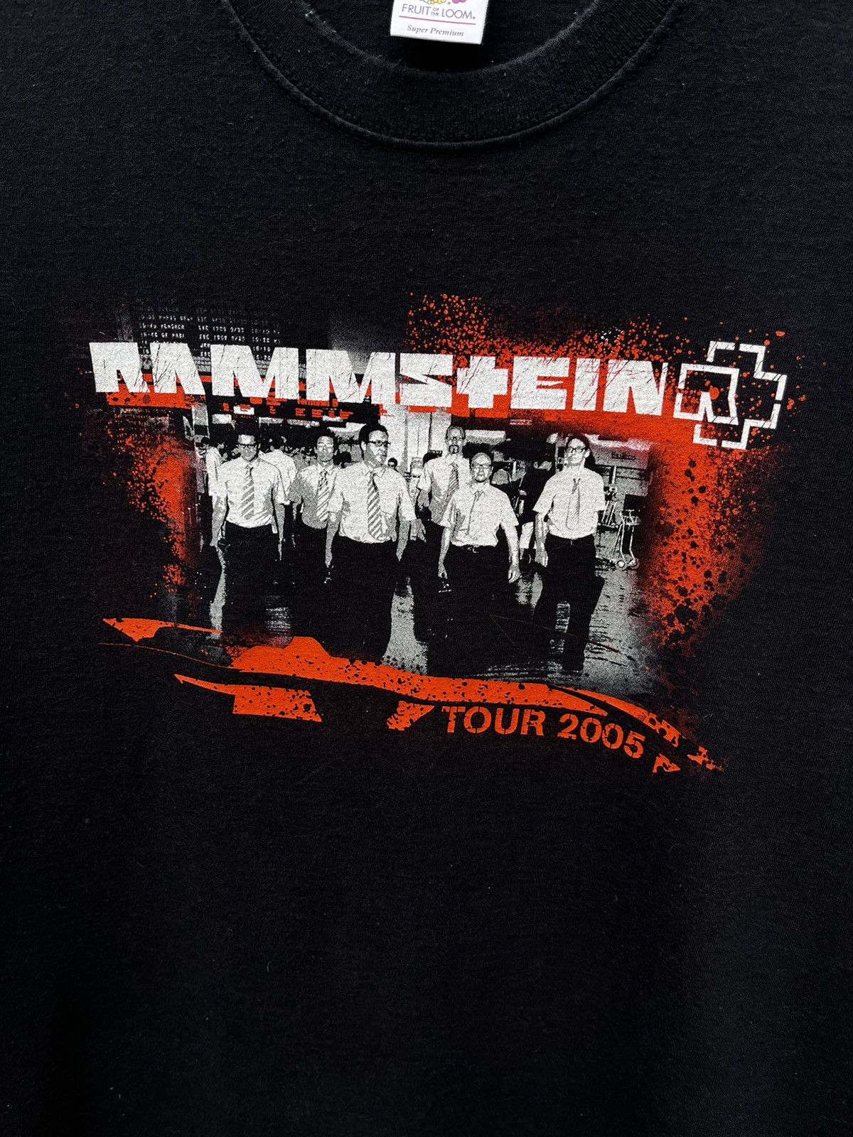 Band Tees × Vintage 🎸 Vintage Rammstein Band Tour T - Shirt 2005 Size US L / EU 52-54 / 3 - 4 Thumbnail