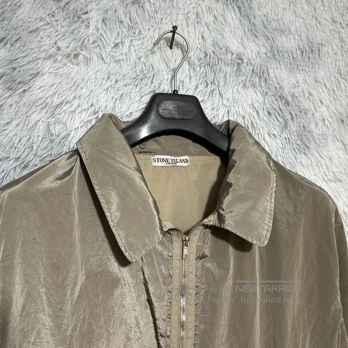 Stone Island stone island metallic nylon jacket in silver. Size US XXL / EU 58 / 5 - 3 Thumbnail