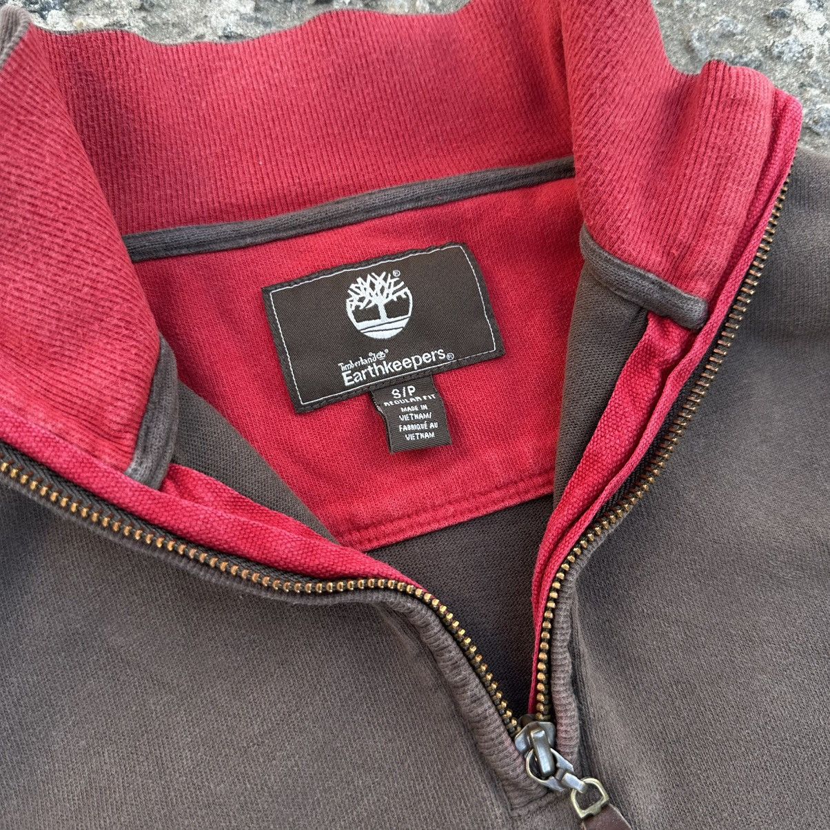 Timberland × Vintage Vintage Japanese Style Timberland Zip 1/4 Sweater Old Money Size US S / EU 44-46 / 1 - 8 Thumbnail