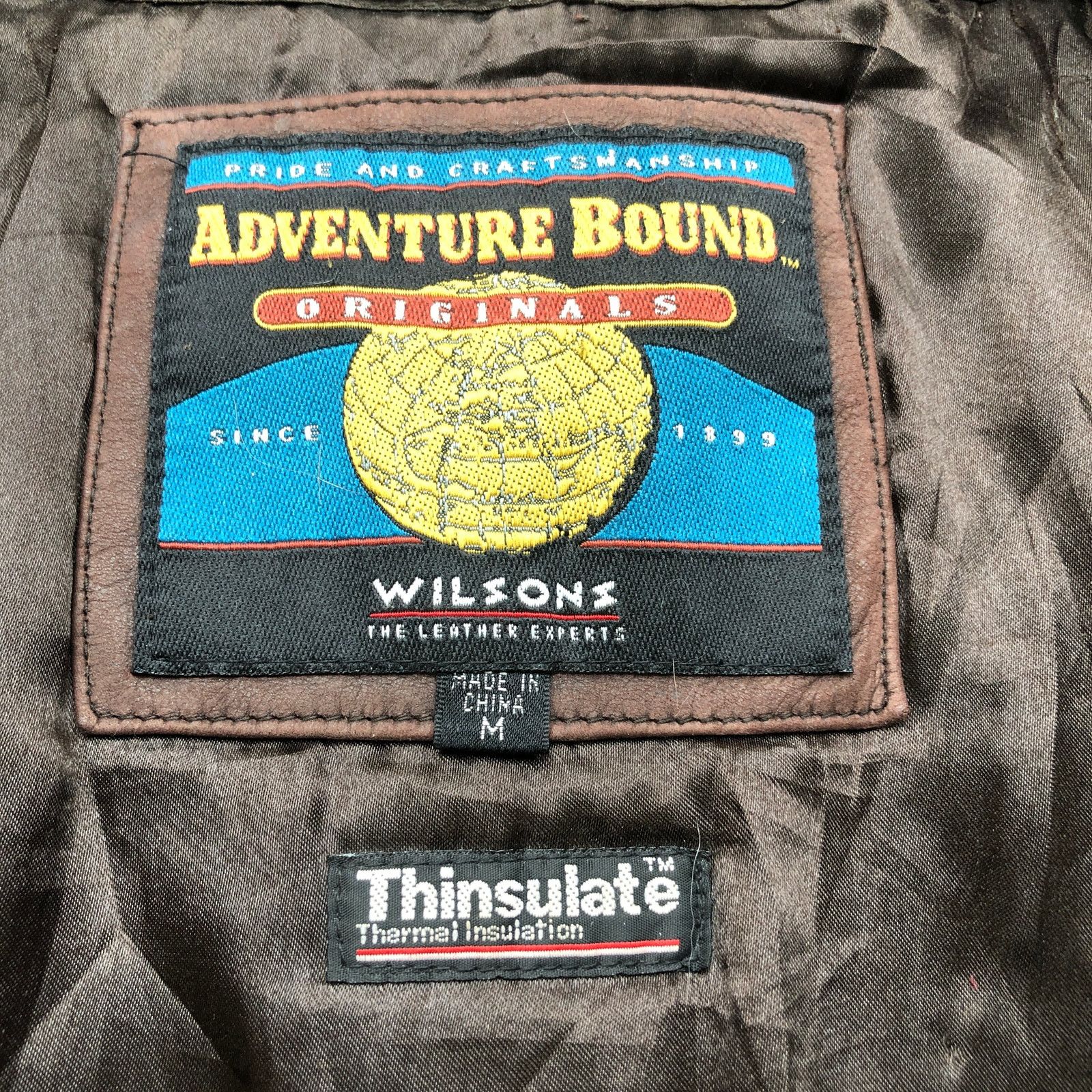 Wilsons Leather Vintage Wilsons Leather Adventure Bound Leather Coat Mens M Size US M / EU 48-50 / 2 - 2 Thumbnail