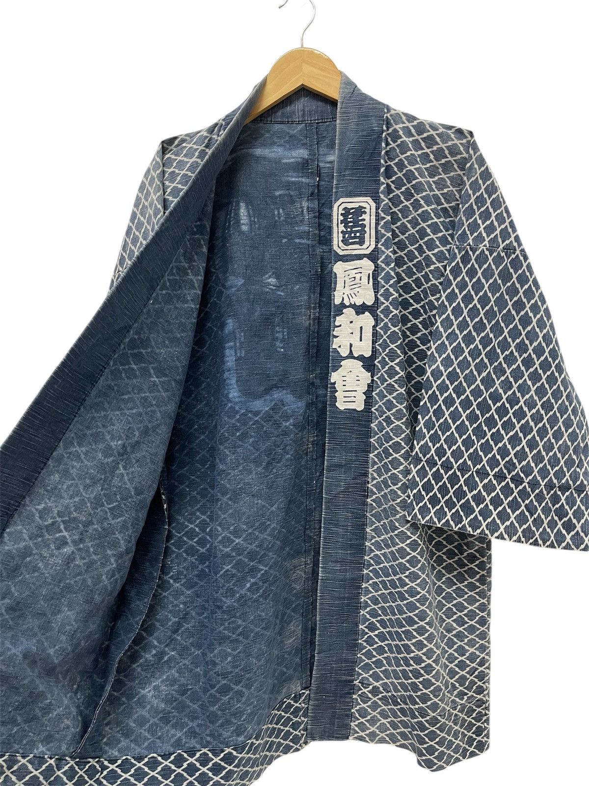 Indigo × Vintage VINTAGE TRADITIONAL JAPAN INDIGO DYED KIMONO HAND STITCHING Size US M / EU 48-50 / 2 - 2 Thumbnail