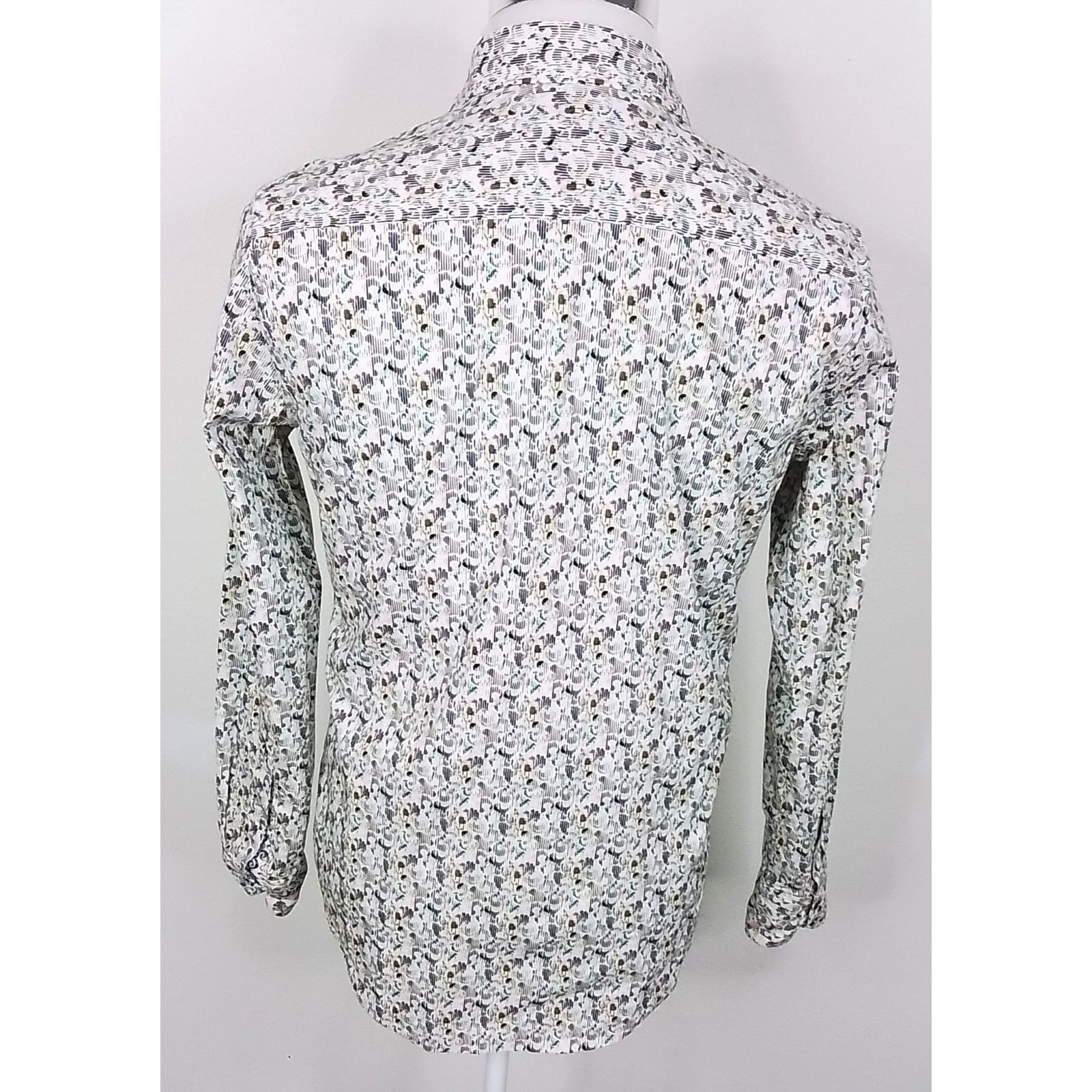 Robert Graham Robert Graham Men's Dress Shirt Size Small Patterned Size US S / EU 44-46 / 1 - 4 Thumbnail