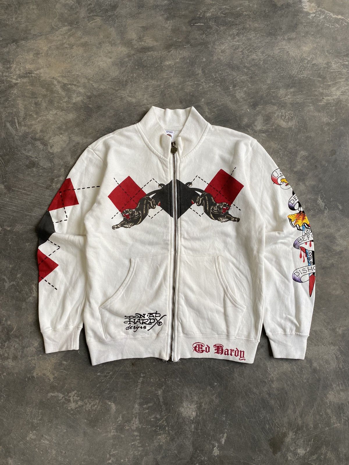 Christian Audigier × Ed Hardy × Japanese Brand Ed Hardy "Black Panther" vintage track jacket Size US L / EU 52-54 / 3 - 3 Thumbnail