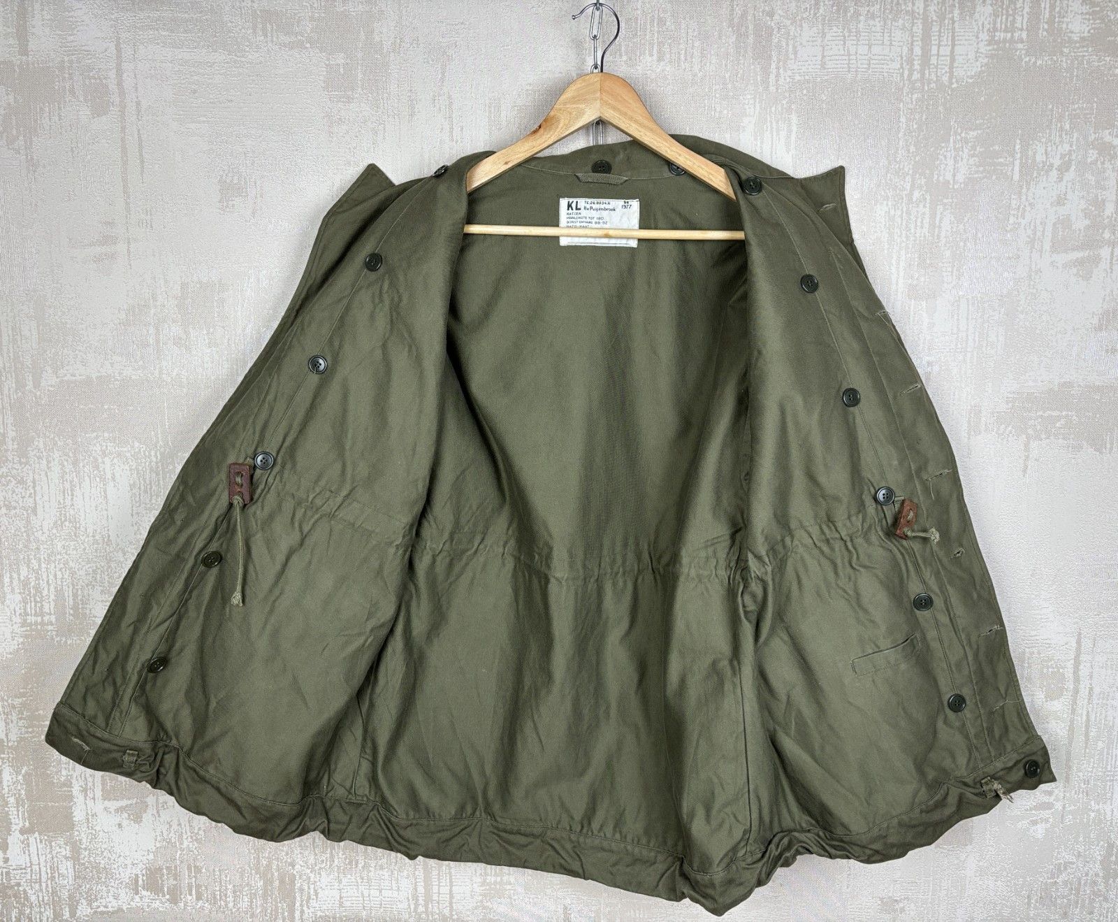 Vintage Vintage Dutch Army Field Jacket 1977 Military Utility Jacket Size US M / EU 48-50 / 2 - 16 Thumbnail