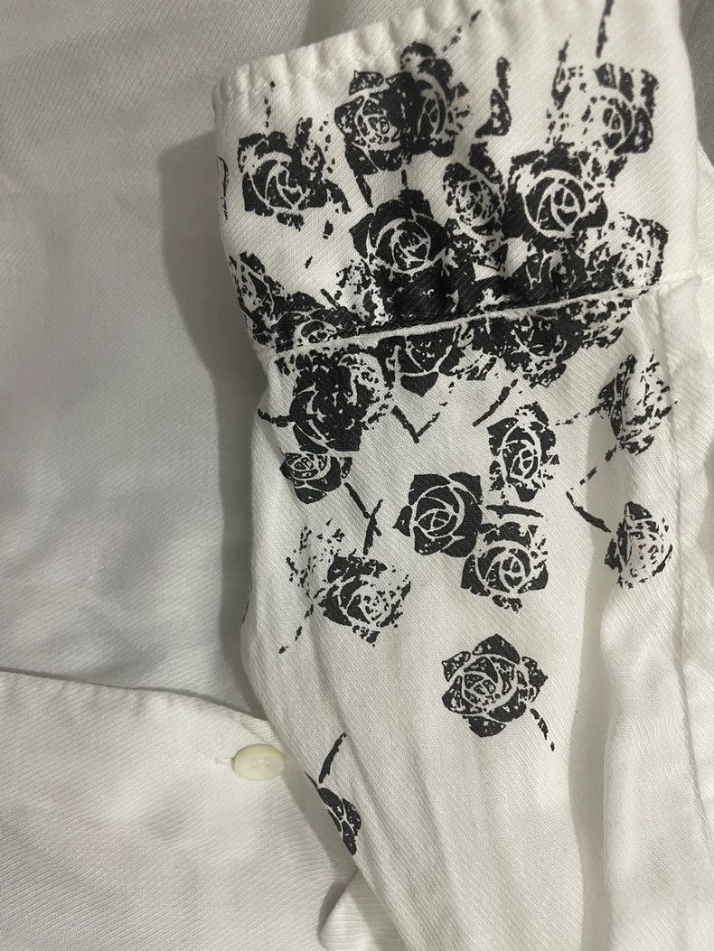 Maison Margiela Maison Margiela Rose-printed shirt Size US M / EU 48-50 / 2 - 6 Thumbnail