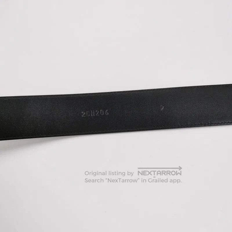 Prada Prada Black Leather Logo Buckle Belt. Size ONE SIZE - 4 Thumbnail