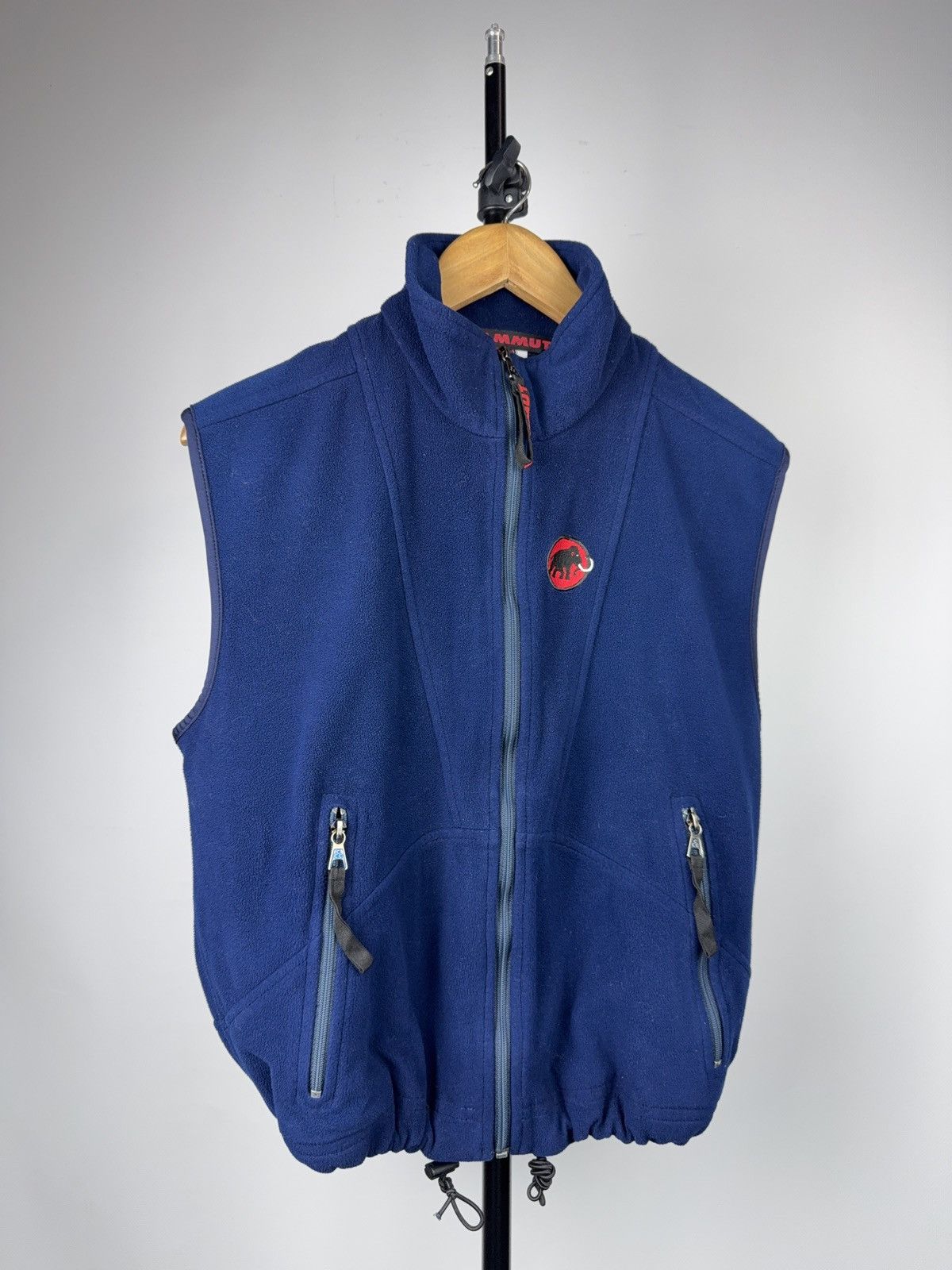 Mammut Vintage Mammut Polartec Fleece Vest Navy Blue Outdoor Zip Size US S / EU 44-46 / 1 - 1 Thumbnail