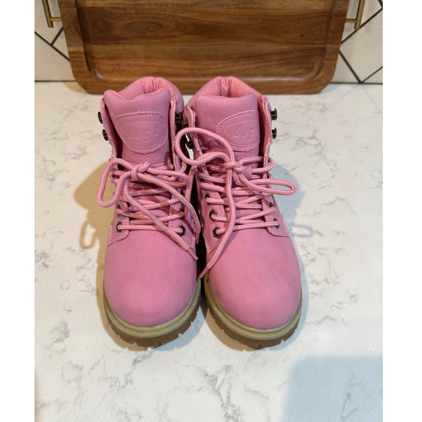 Lugz Lugz Mantle Hi 6-Inch Boots in the Bubblegum Pink size 6 Size US 6 / IT 36 - 2 Thumbnail