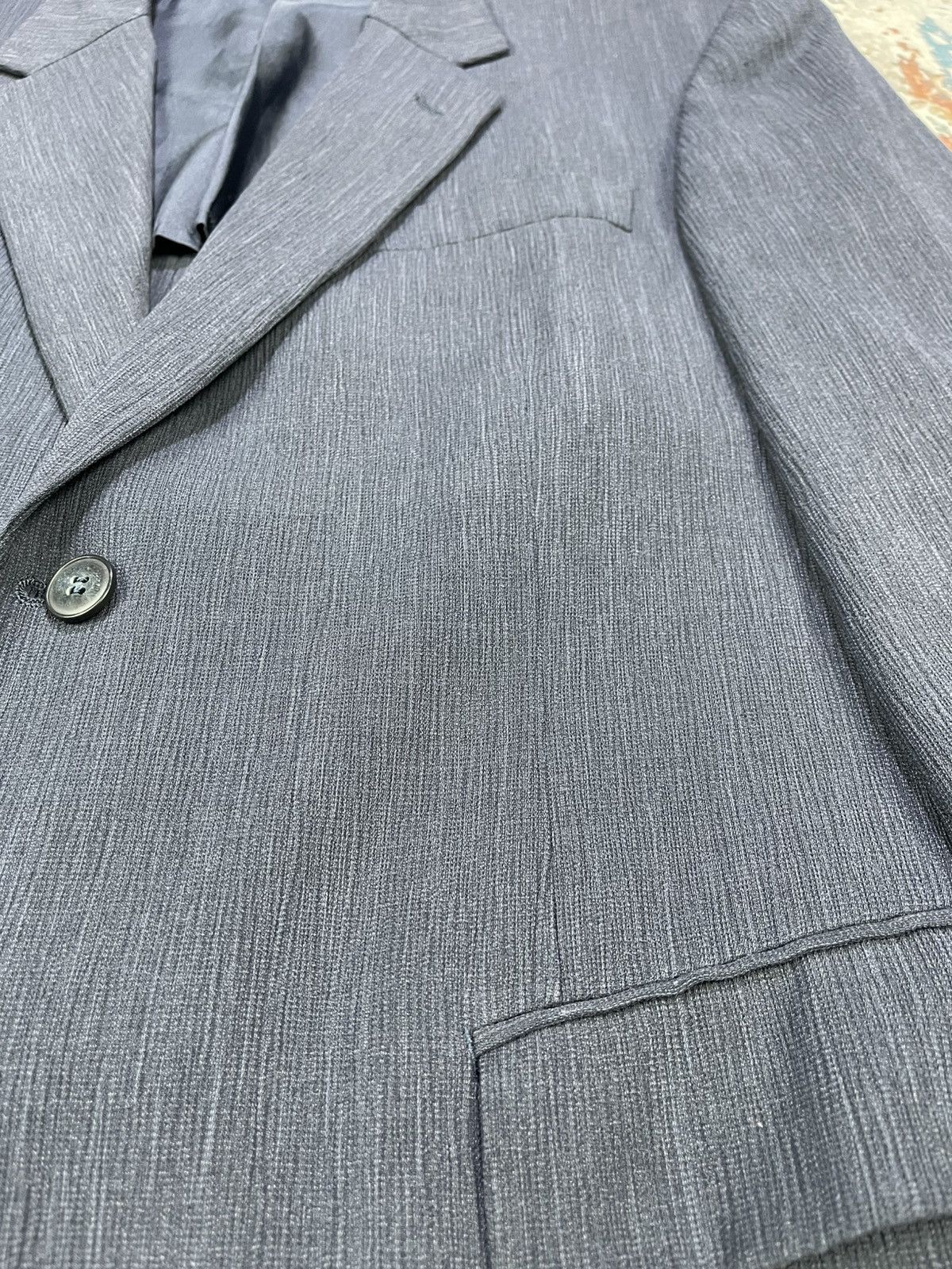 Japanese Brand D’Urban Modular Crumpled Weave Blazer Size US L / EU 52-54 / 3 - 8 Thumbnail