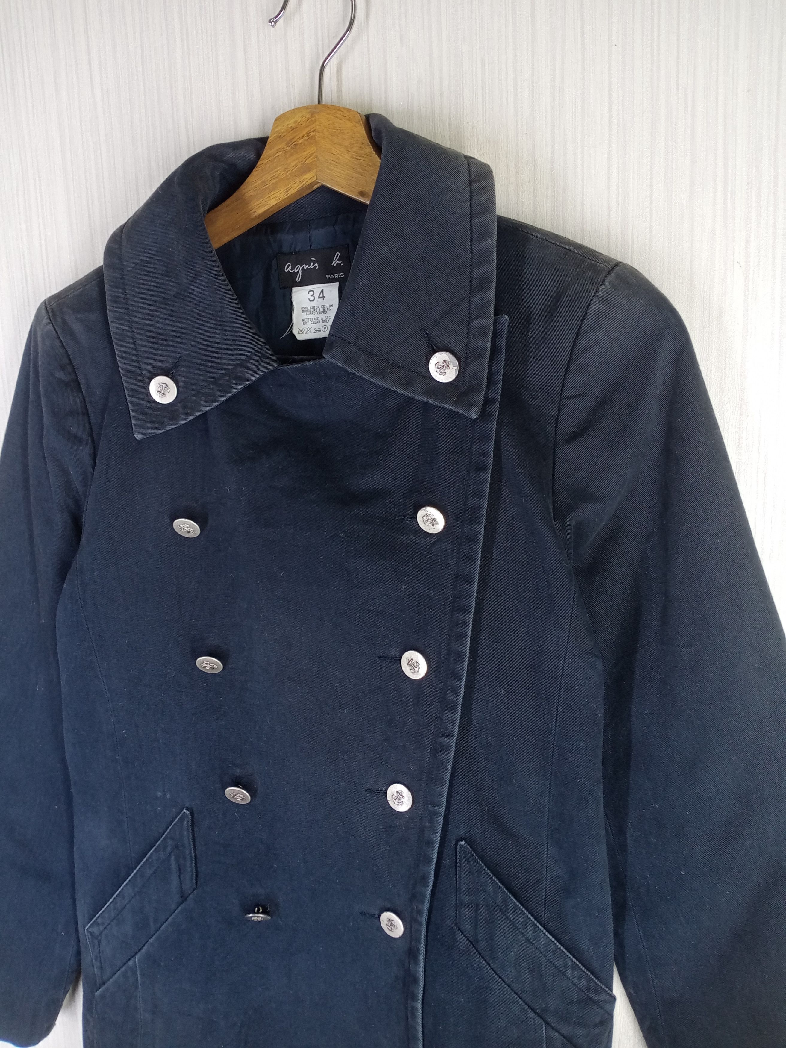 agnes b. Rare Vintage Agnes B. Double Breasted Jacket Size US S / EU 44-46 / 1 - 2 Thumbnail