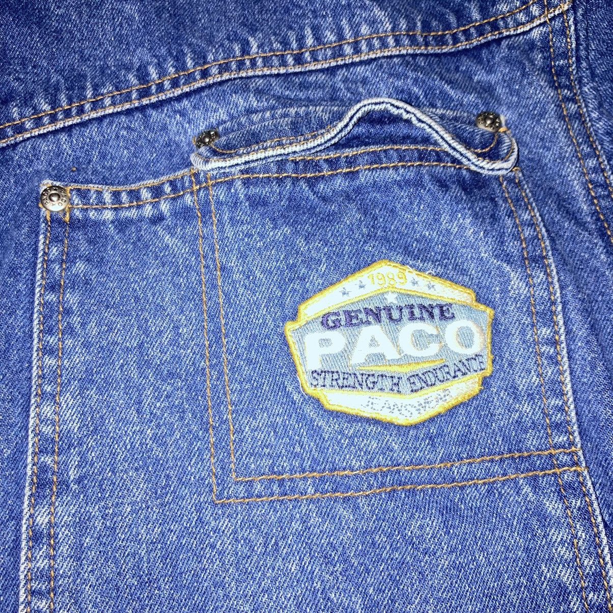 Vintage VTG 90s PACO JEANS Denim Jacket RARE Size US XL / EU 56 / 4 - 5 Thumbnail
