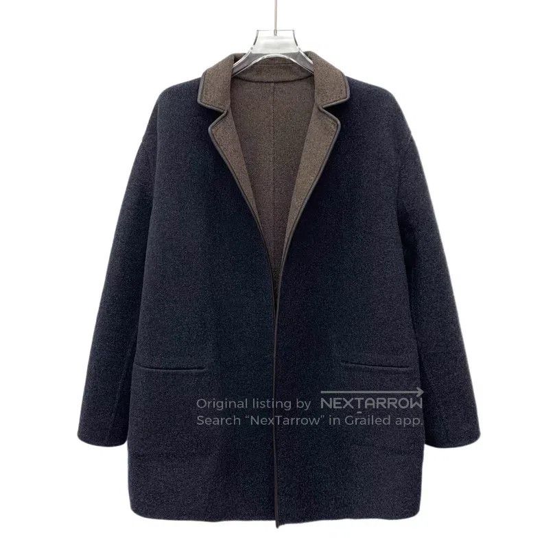 Loro Piana Loro Piana Contrast color reversible cashmere coat Size S / US 4 / IT 40 - 3 Thumbnail
