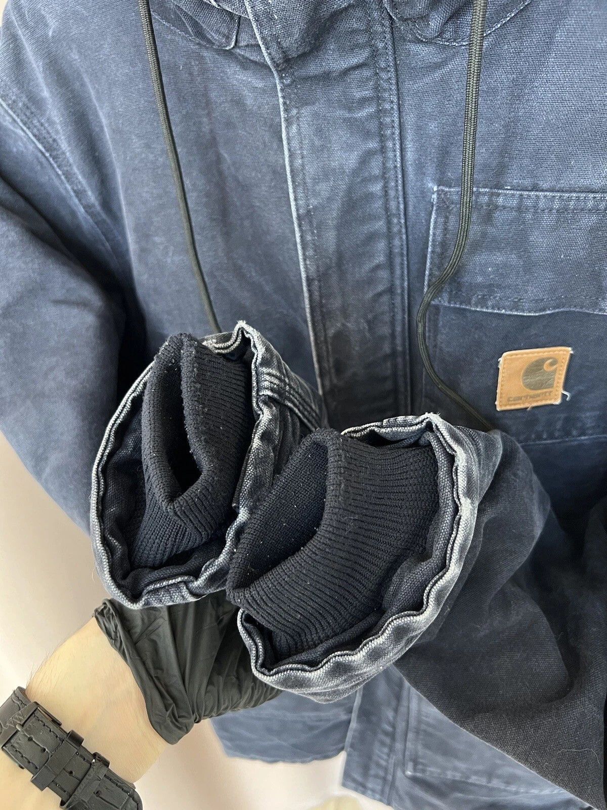 Carhartt Carhartt Siberian Parka Coat Mens M Padded Navy Blue Vintage Size US M / EU 48-50 / 2 - 16 Thumbnail