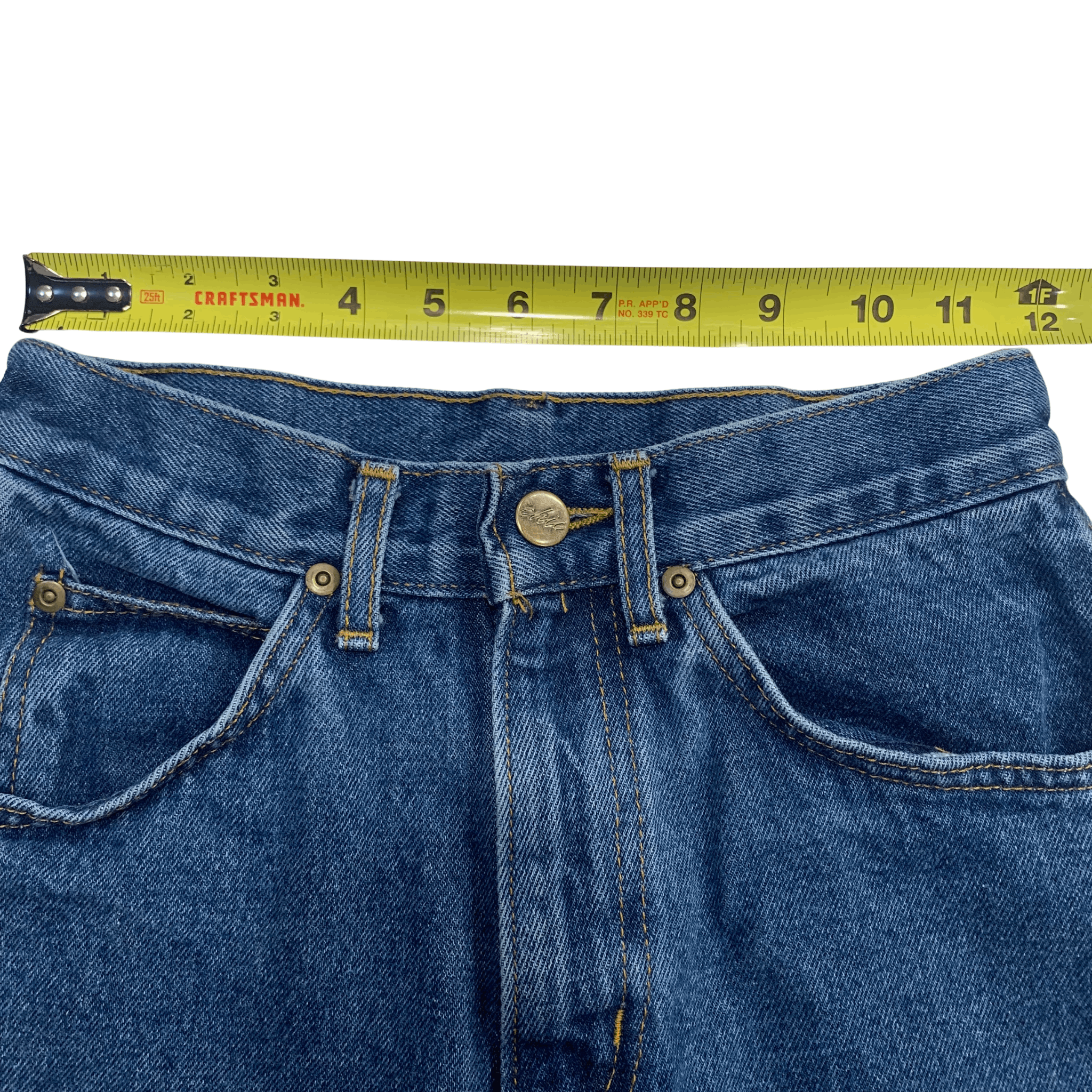 Vintage Vintage High Rise Taper Leg Mom Jeans | 24" Petite | Chic Size 24" / US 00 / IT 34 - 4 Thumbnail