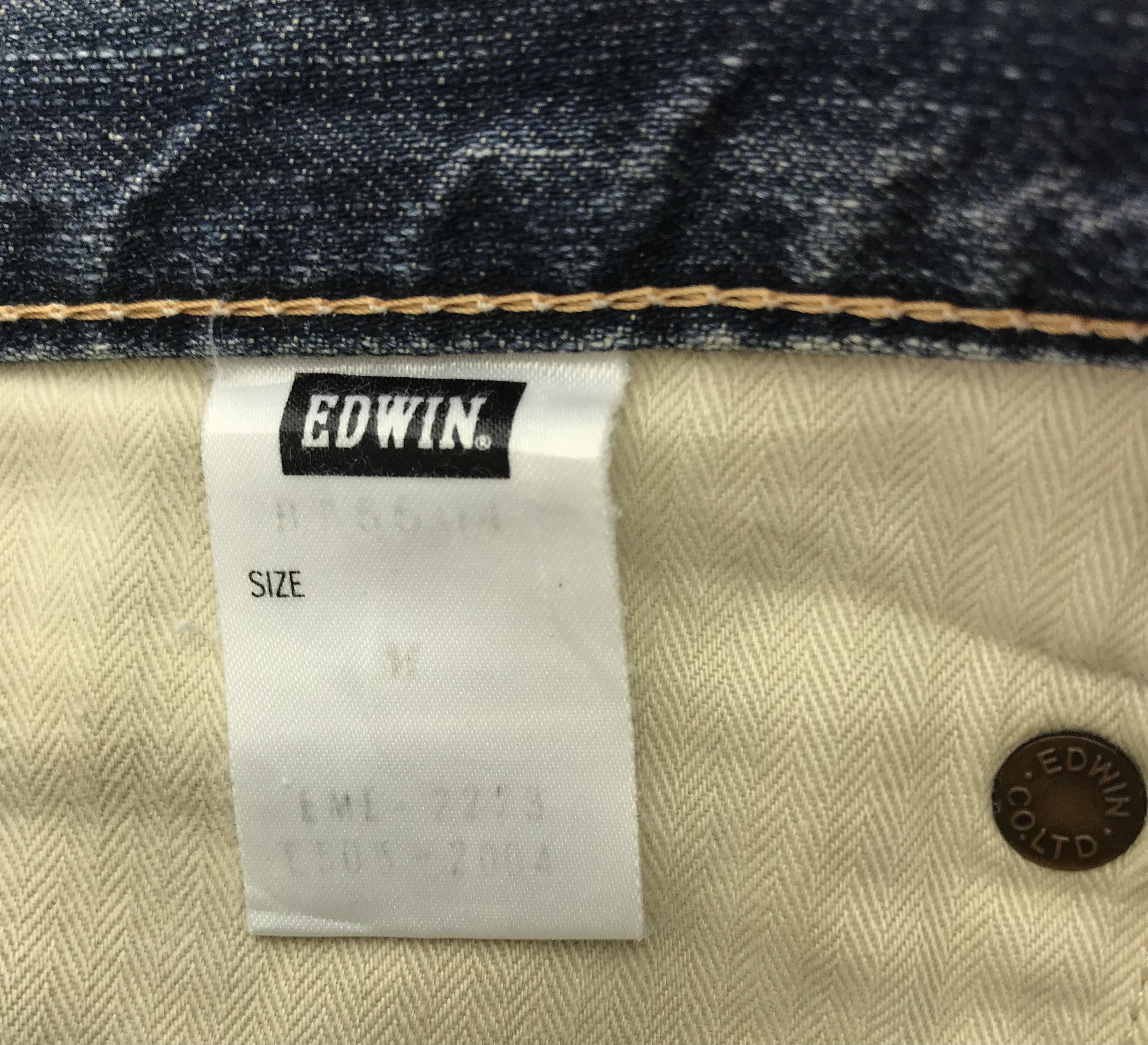 Edwin Vintage Edwin 503 Buckle Back Flare Jeans Size US 31 - 10 Thumbnail