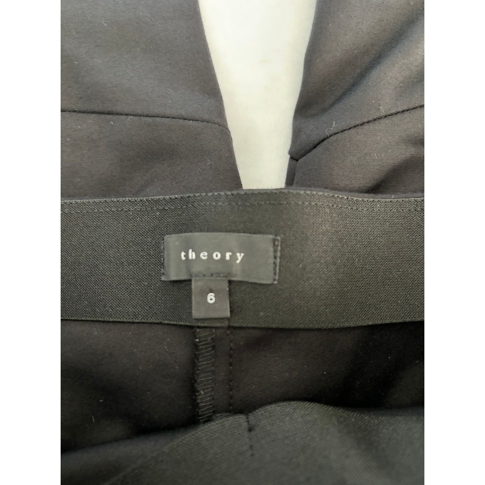 Theory Theory Black Zippers Skinny Dress Pants Size 6 Size 28" / US 6 / IT 42 - 4 Thumbnail