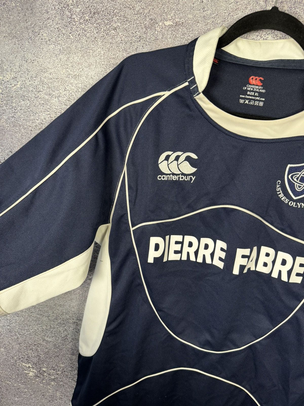 Canterbury of New Zealand Canterbury Castres Olympique Pro Rugby Home Jersey XL Size US XL / EU 56 / 4 - 7 Thumbnail