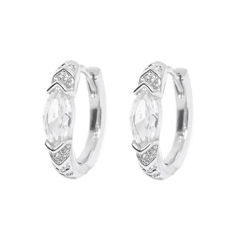 Jewelry × Sterling Silver Future Earrings One Pairs Chrome Jewelry Size ONE SIZE - 6 Thumbnail