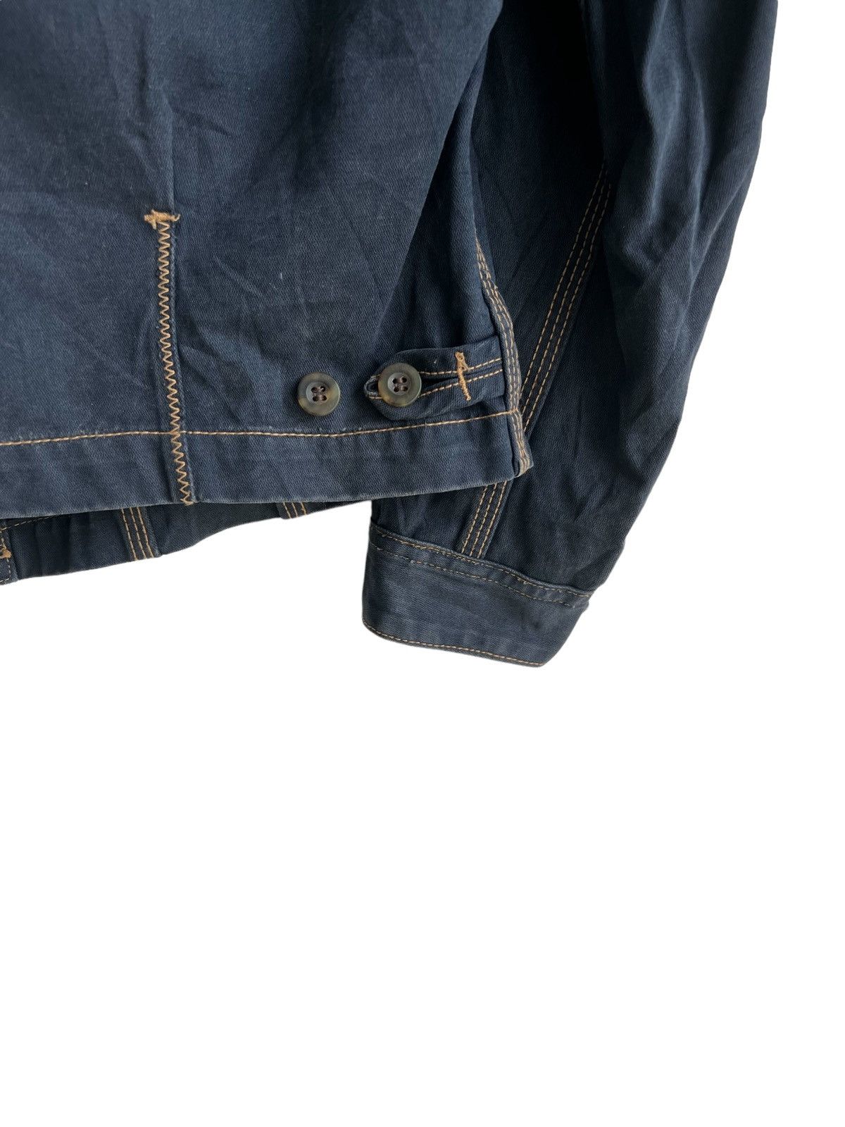 14th Addiction 90s 45RPM Studio Denim Line Boxy Fit Trucker Denim Jacket Size US M / EU 48-50 / 2 - 8 Thumbnail