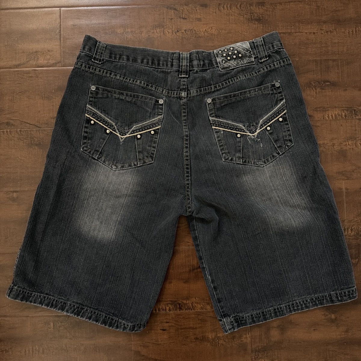 Other Black Vintage Denim Shorts Size US 36 / EU 52 - 2 Thumbnail