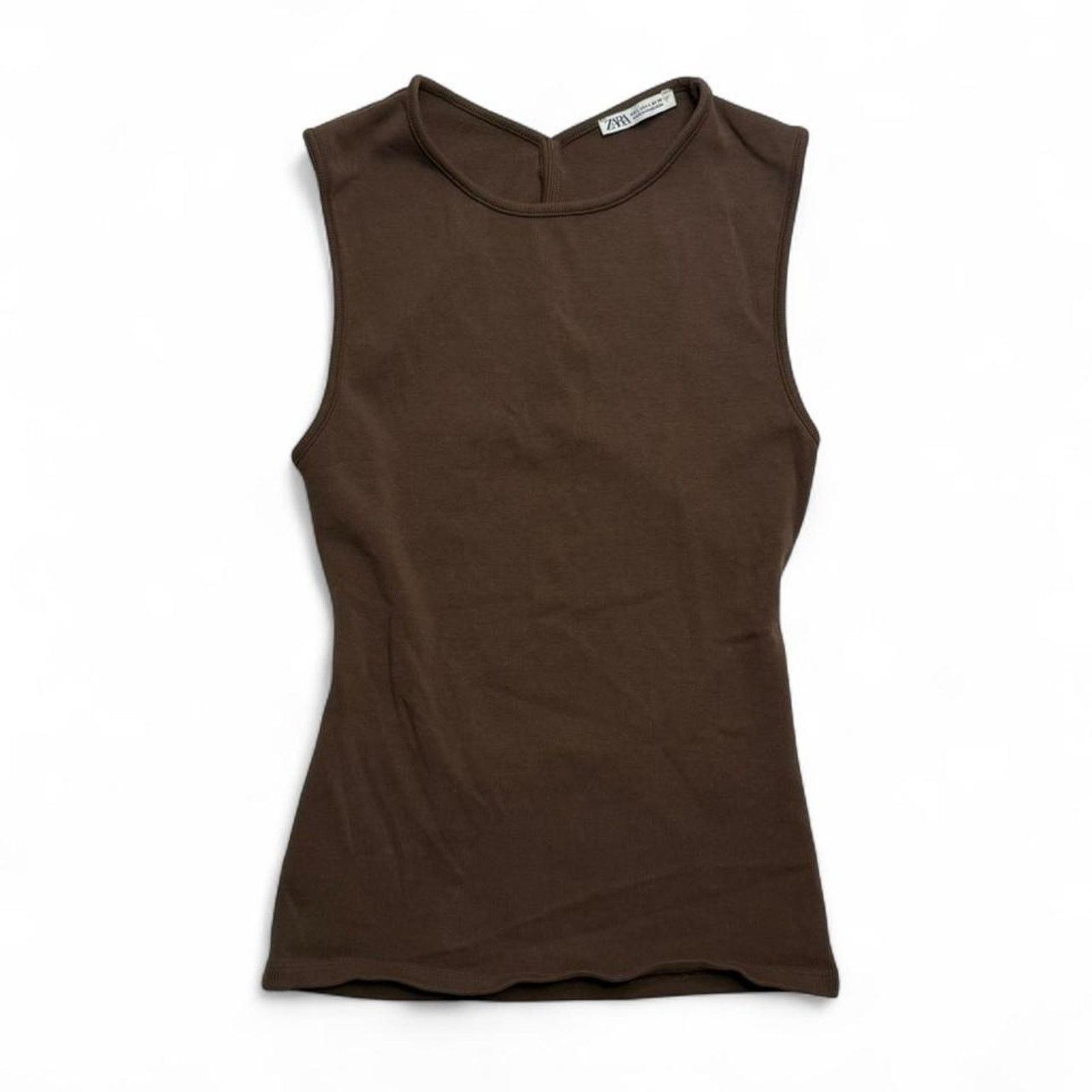 Zara Zara Brown Fitted Full Length Casual Open back size large Size L / US 10 / IT 46 - 5 Thumbnail