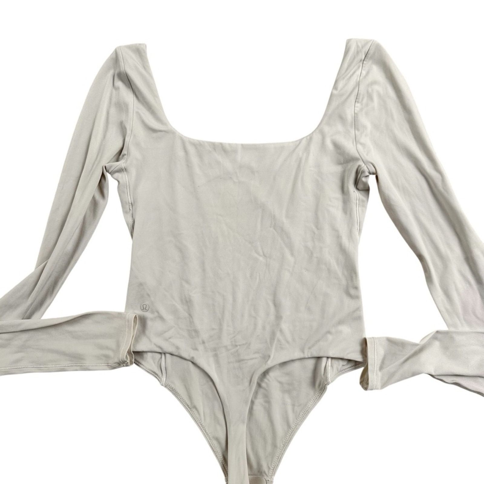 Lululemon Lululemon Wundermost Nulu Square Neck Long Sleeve Bodysuit Size S / US 4 / IT 40 - 12 Thumbnail
