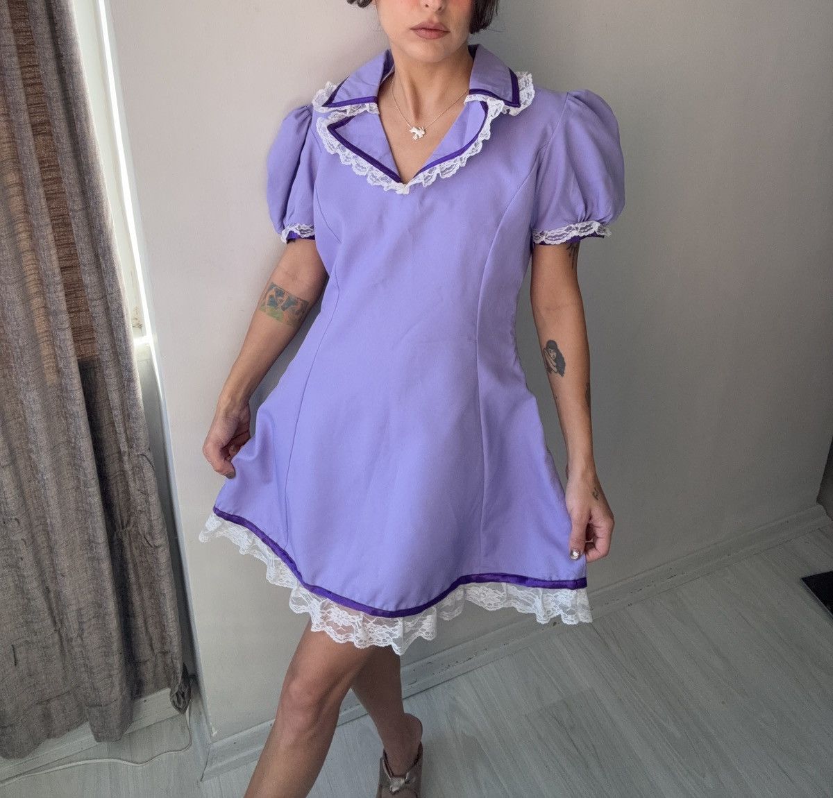 Vintage Vintage dress Size L / US 10 / IT 46 - 2 Thumbnail