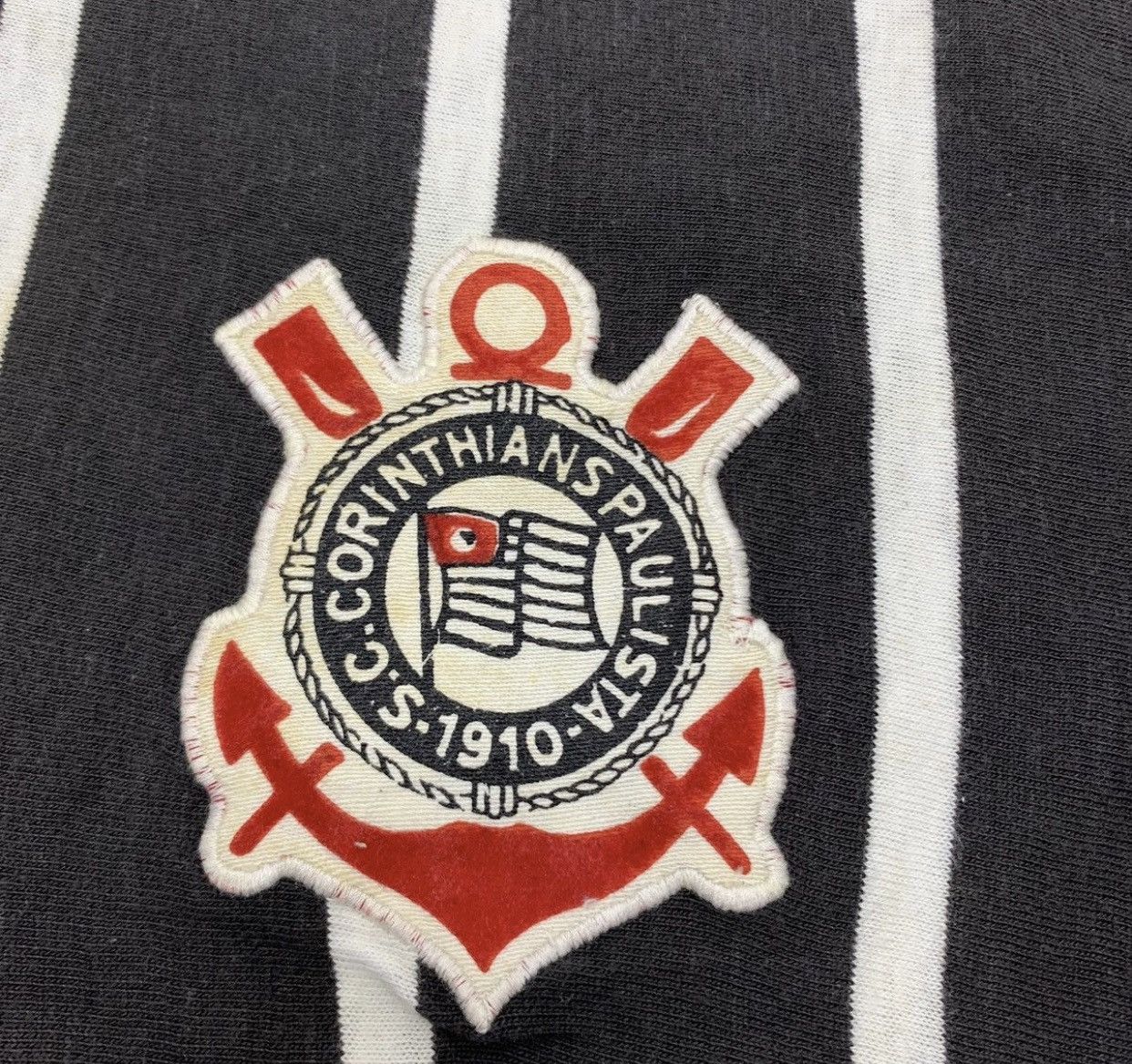 Vintage Vintage Brazilian Clubs Football Corinthians Ringer Tee Size US S / EU 44-46 / 1 - 6 Thumbnail