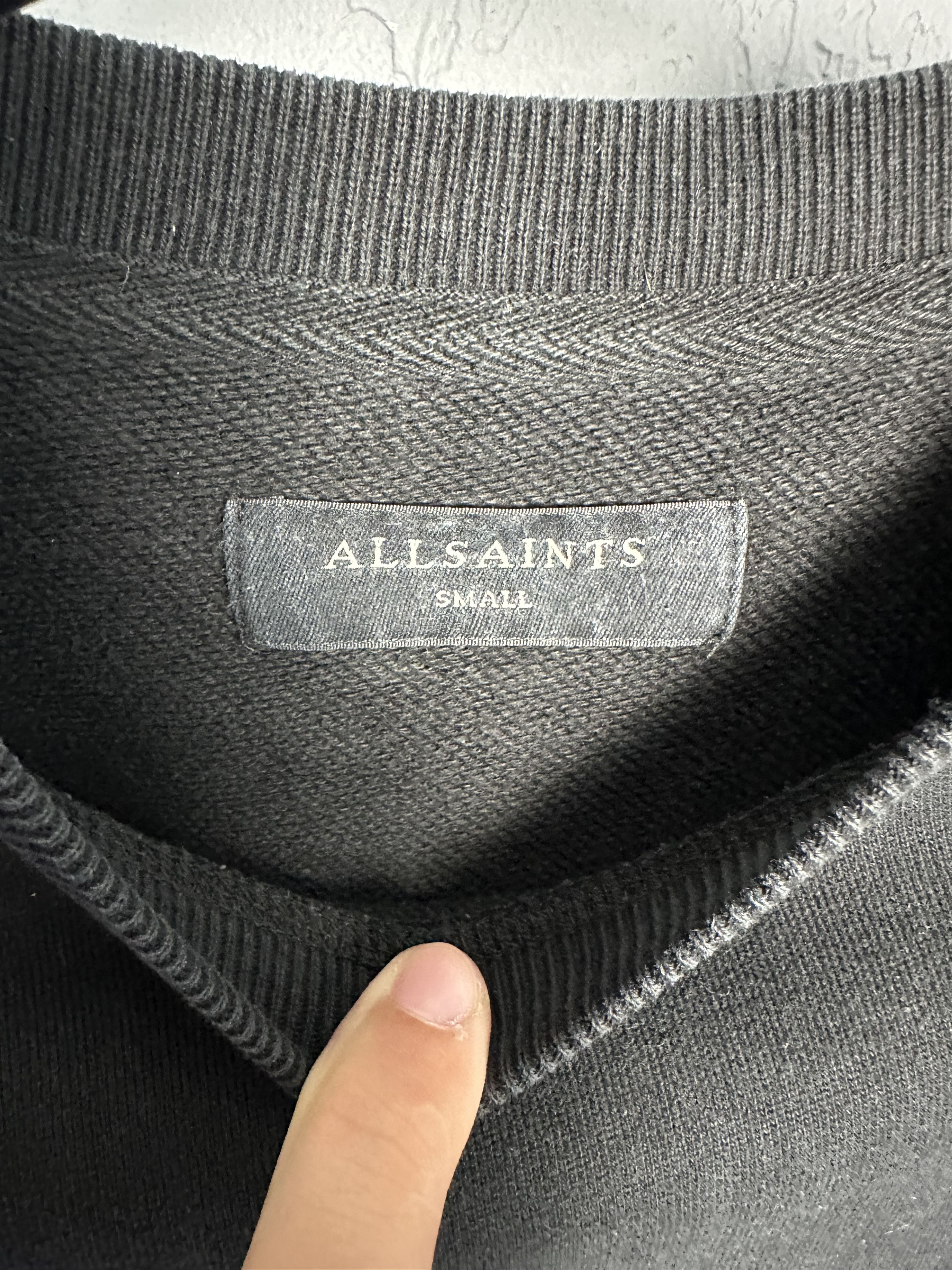 Allsaints Allsaints Vintage Mens Sweatshirt Y2K Size US S / EU 44-46 / 1 - 3 Thumbnail