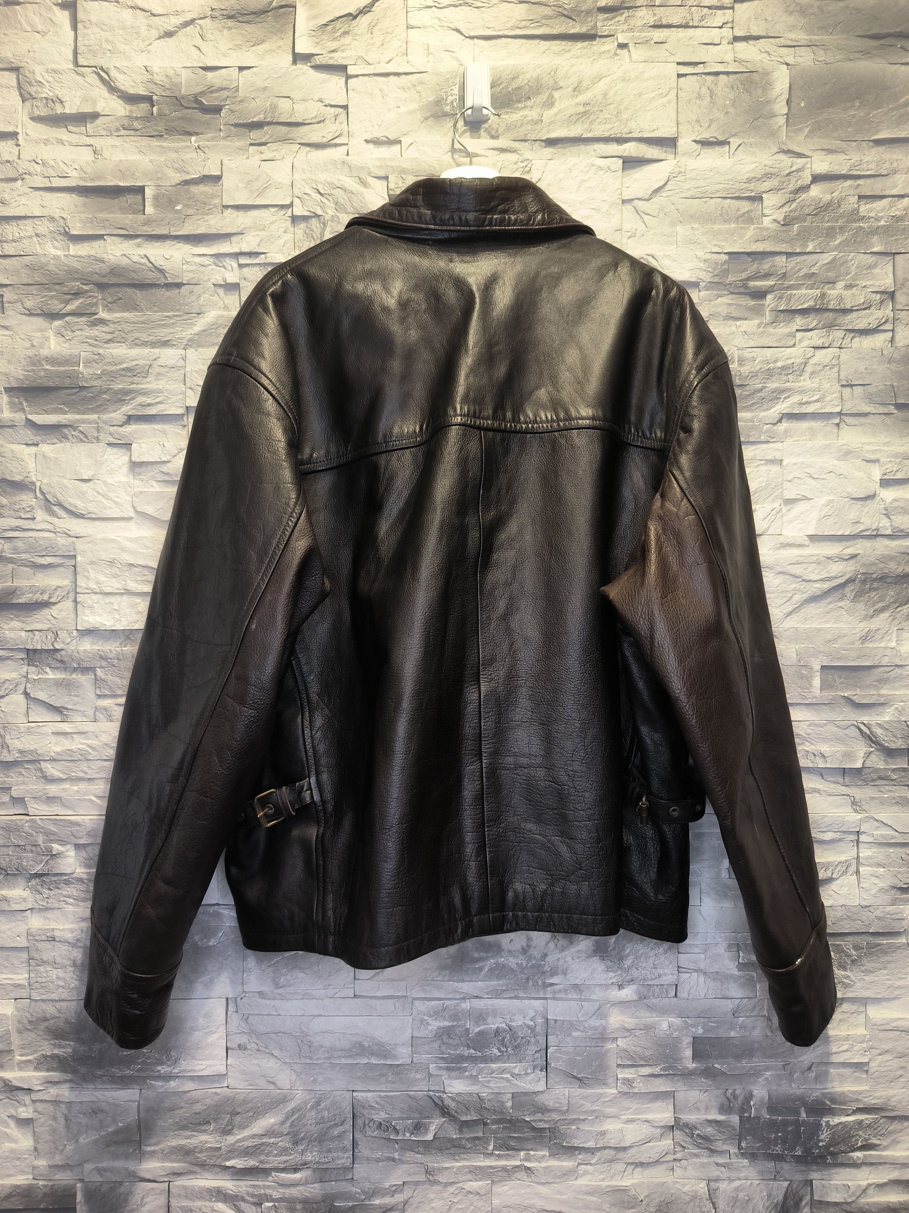 Vintage Vintage Brown Leather Jacket Trader Size US XL / EU 56 / 4 - 4 Thumbnail