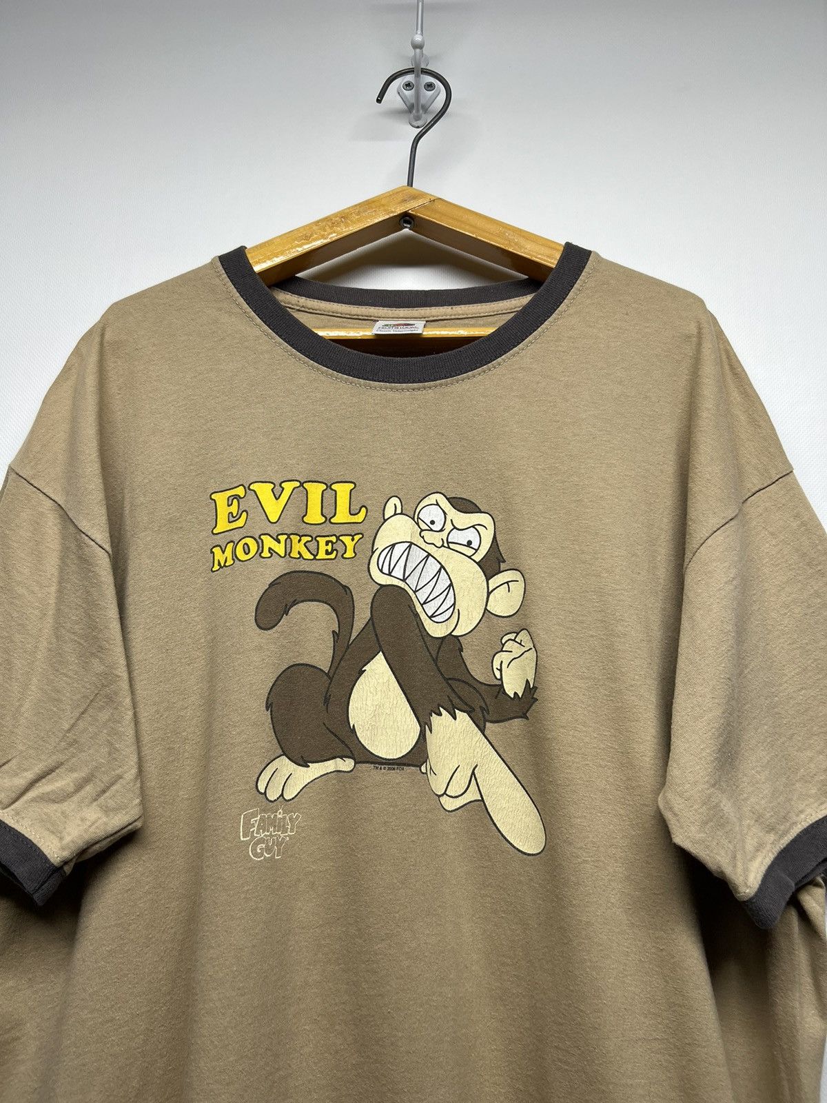 Vintage Vintage Y2K Porno “ EVIL MONKEY CARTOON FUCK “ FUNNY Tee Size US XL / EU 56 / 4 - 1 Thumbnail