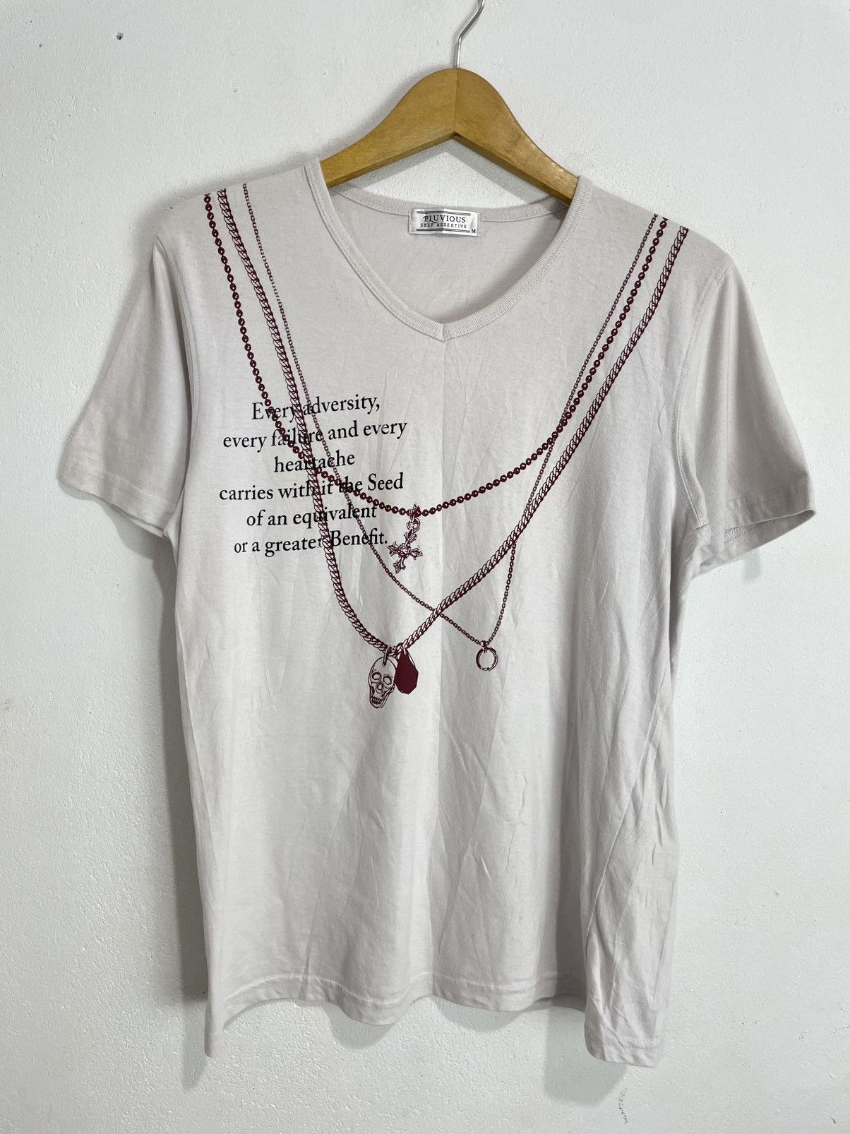 GOA Pluvious Gothic Necklace Poem tee goa style Size US M / EU 48-50 / 2 - 1 Thumbnail