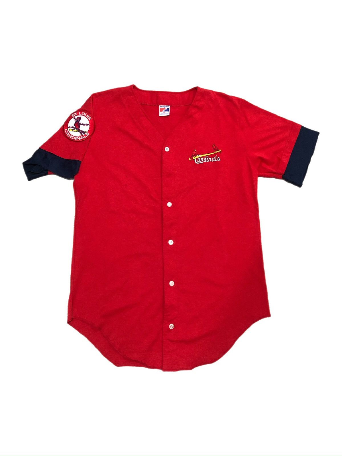 Swingster Vtg 80s St. Louis Cardinals Jersey Size US XL / EU 56 / 4 - 1 Thumbnail