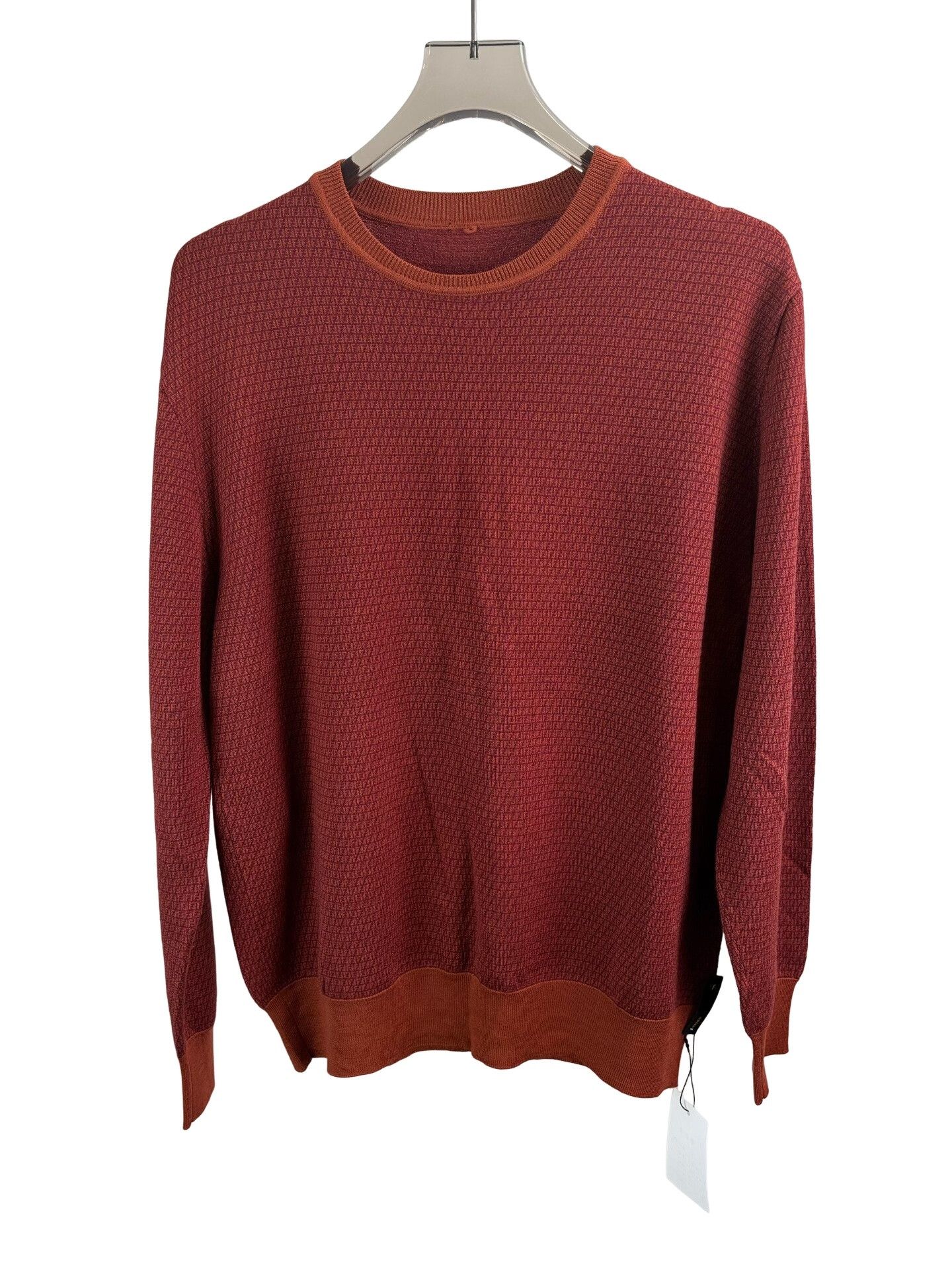 Fendi Fendi FF Monogram Wool Knit Sweater 54 Size US L / EU 52-54 / 3 - 1 Thumbnail