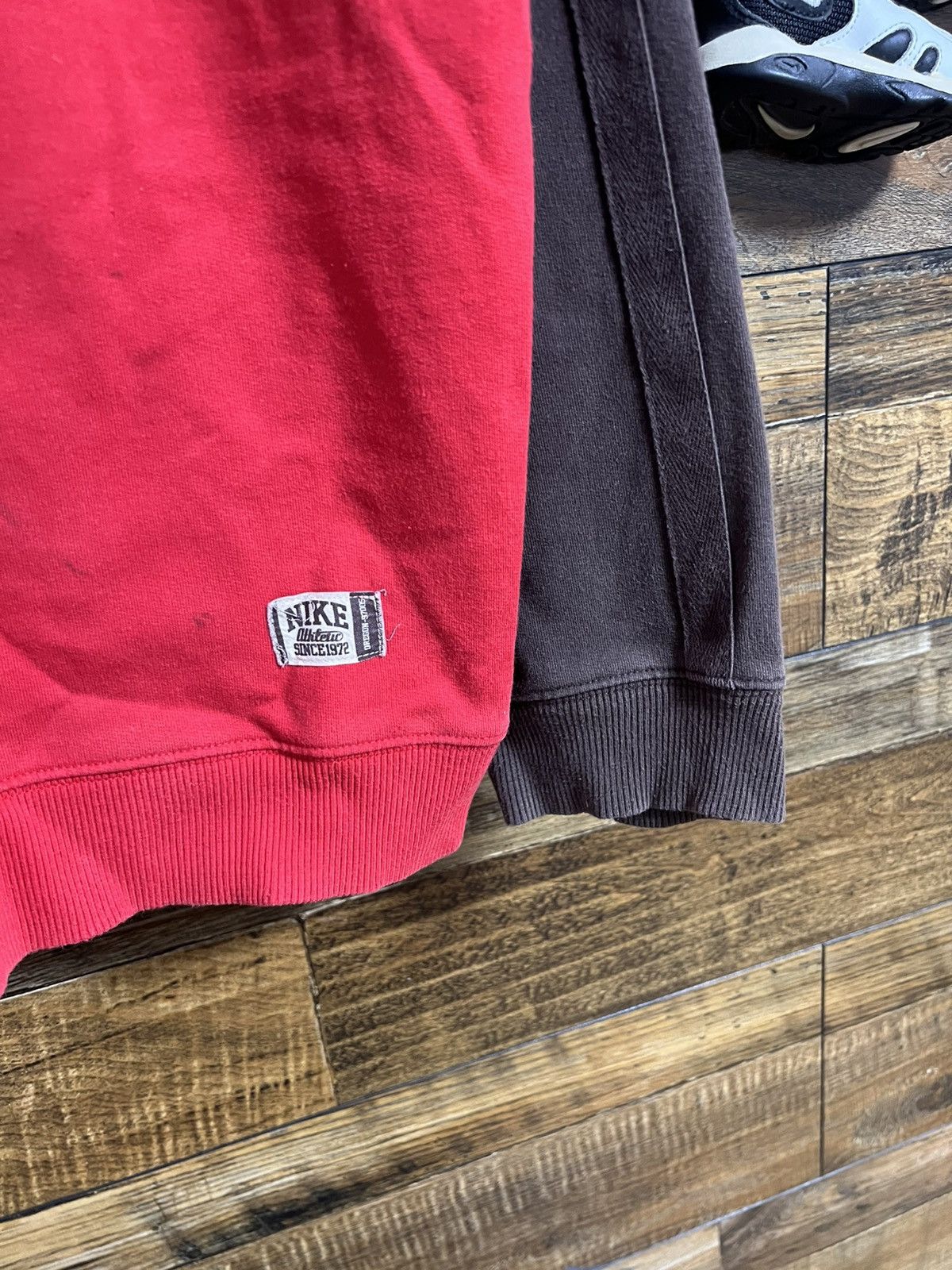 Vintage NIKE Y2K Vintage Drill Big Logo Crewneck Sweatshirt Size US L / EU 52-54 / 3 - 6 Thumbnail