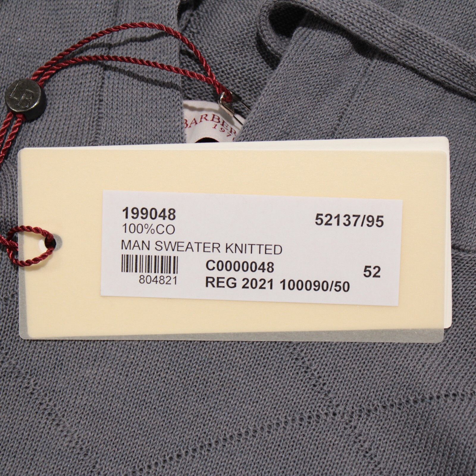 Luciano Barbera Luciano Barbera Sweater Size US L in Gray Size US L / EU 52-54 / 3 - 7 Thumbnail