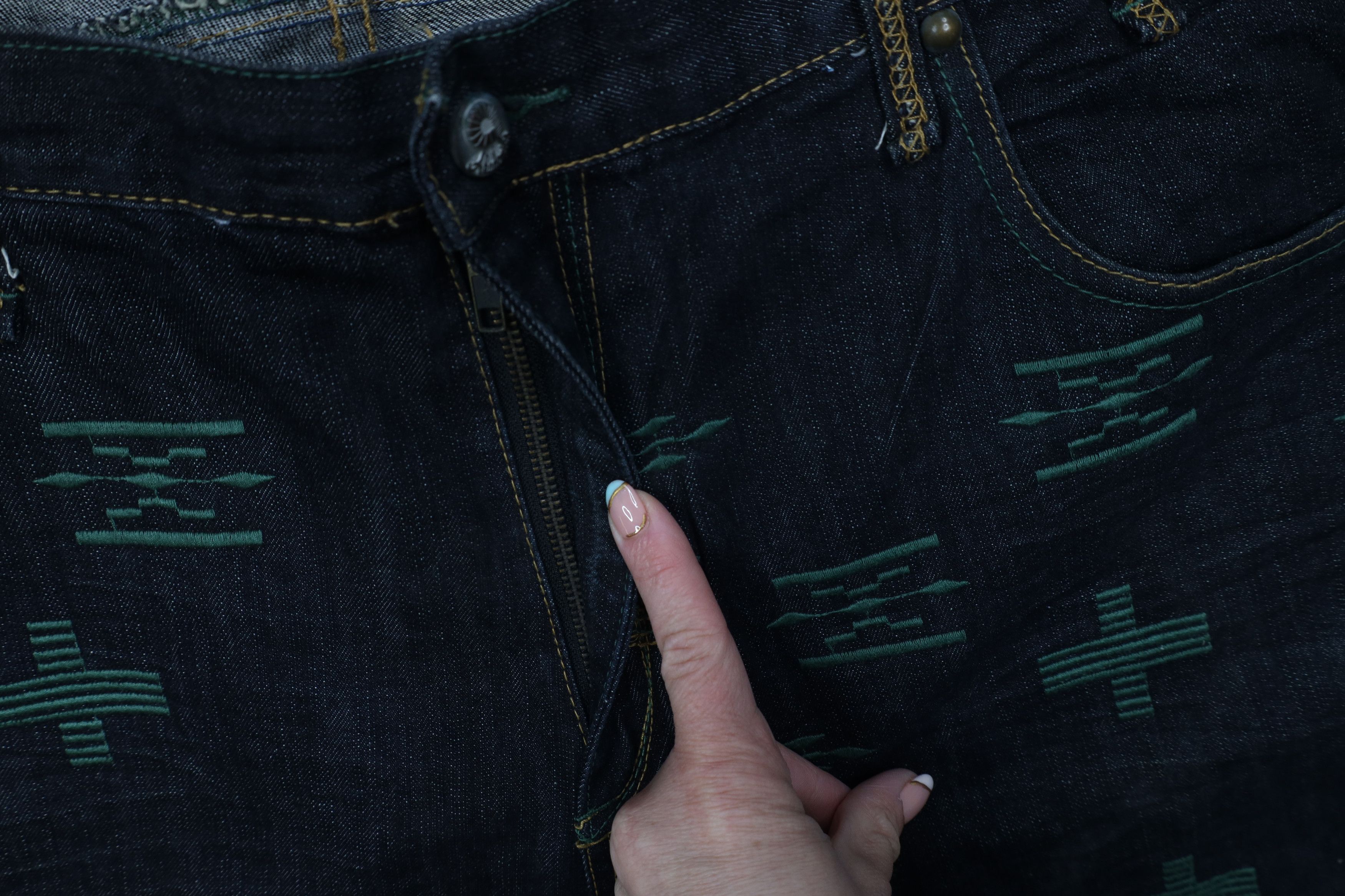 Vintage Vintage Y2K Streetwear Southwestern Baggy Wide Leg Jeans Size US 42 / EU 58 - 8 Thumbnail